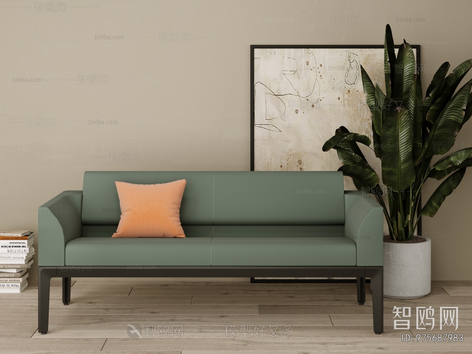 Modern Three-seat Sofa