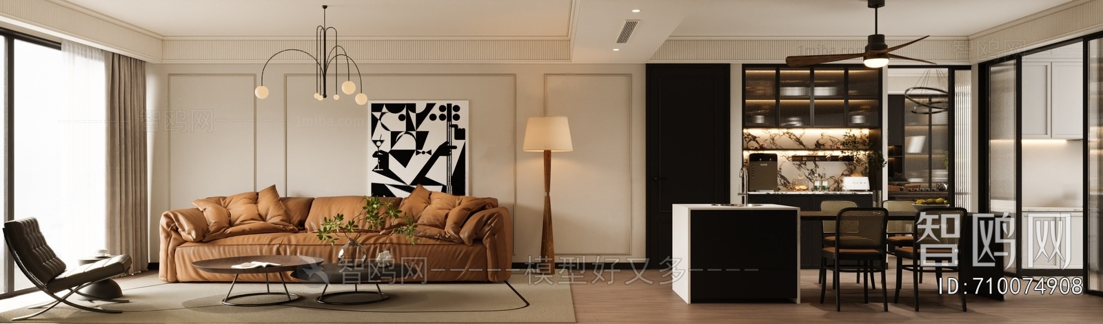 American Style A Living Room