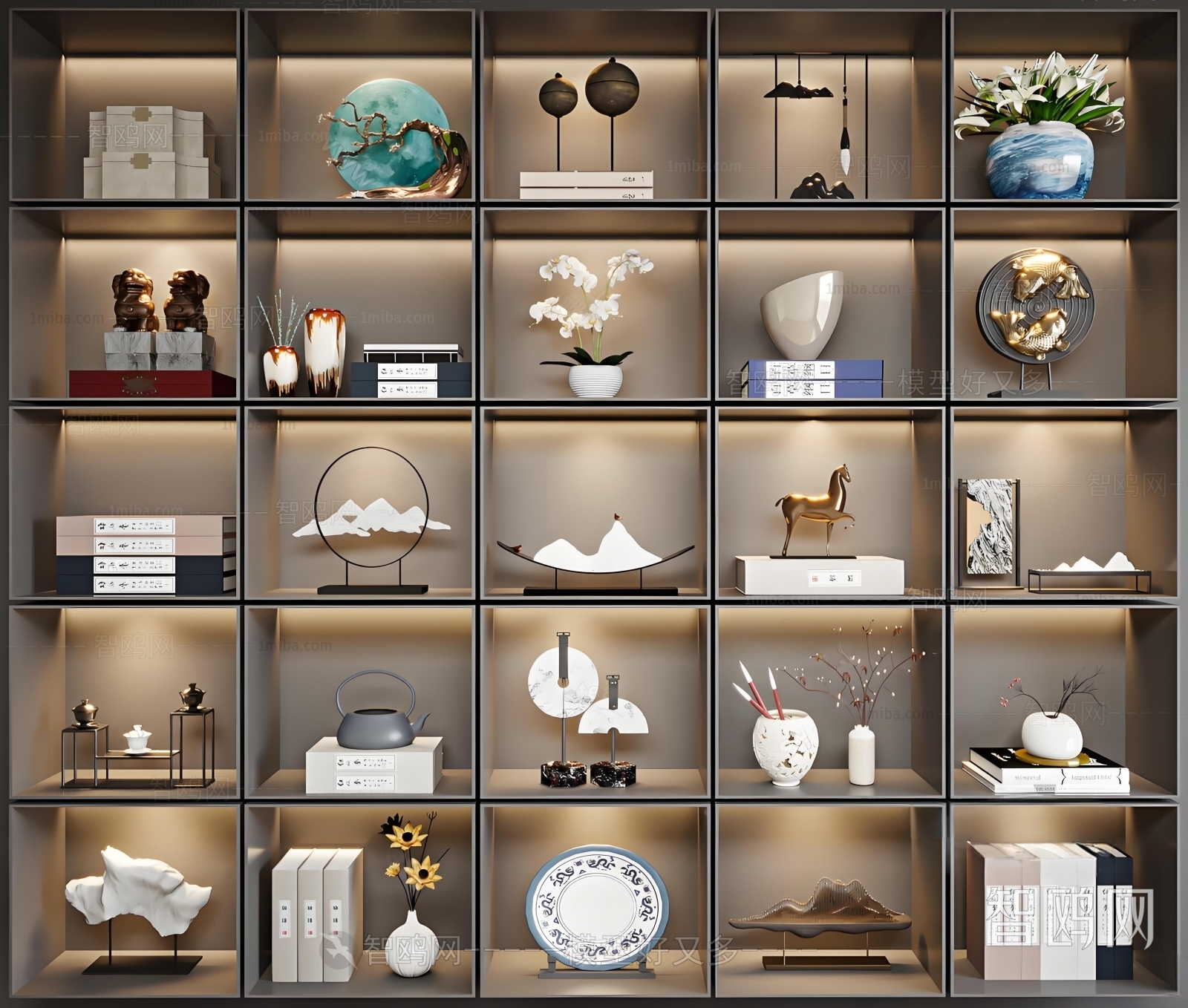 New Chinese Style Decorative Set