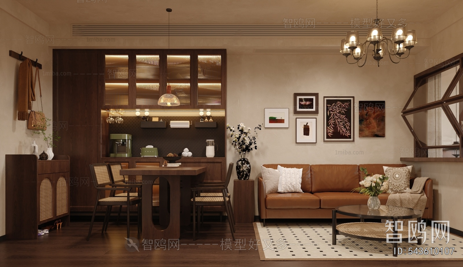 Wabi-sabi Style A Living Room