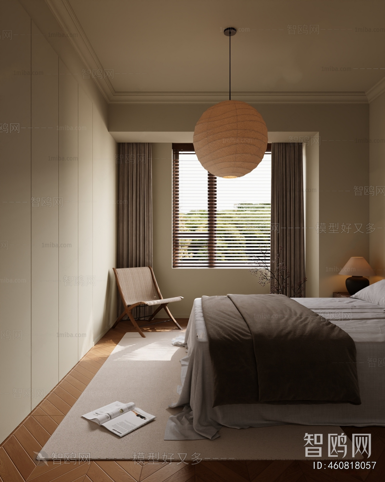 Wabi-sabi Style Bedroom