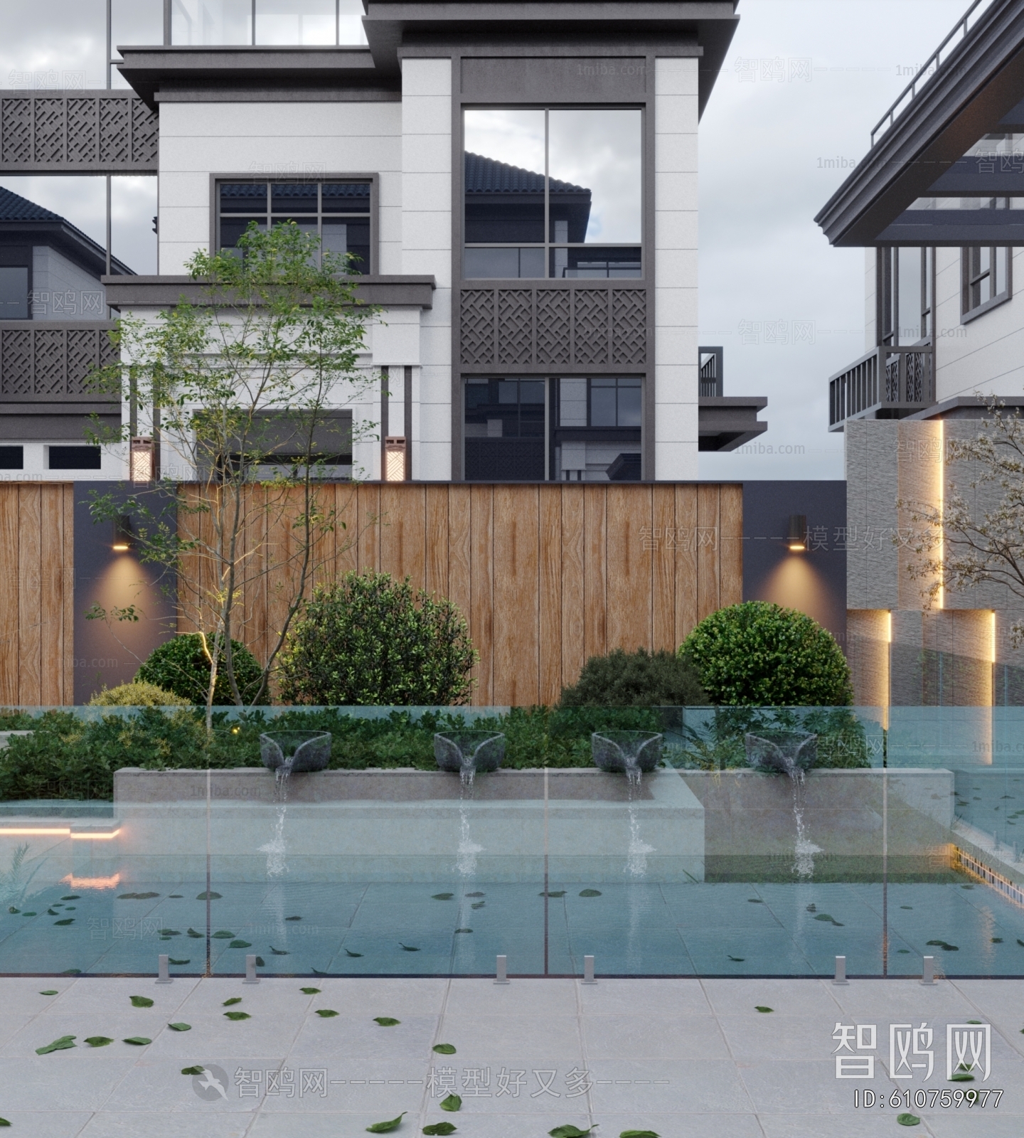 New Chinese Style Courtyard/landscape