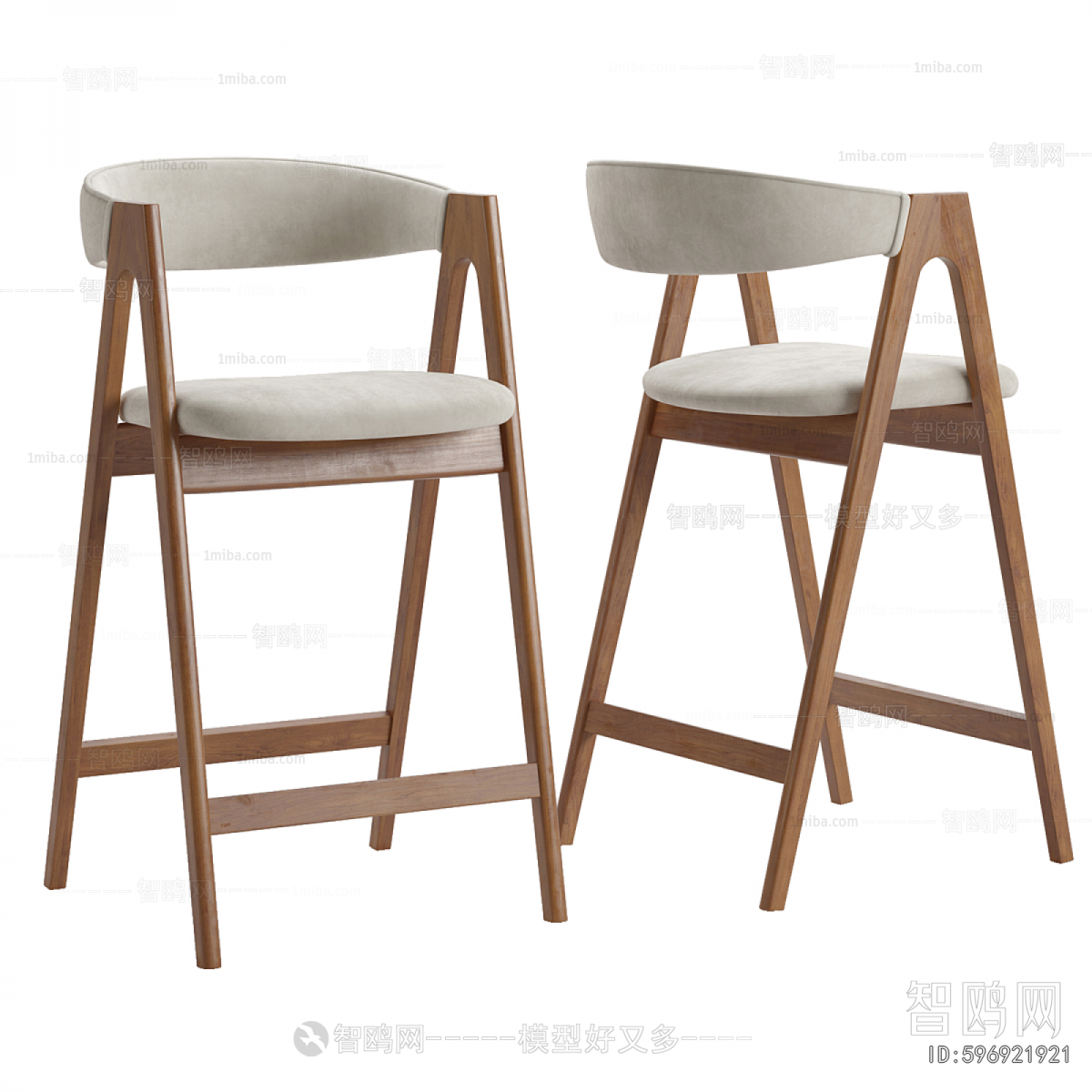 Nordic Style Bar Chair