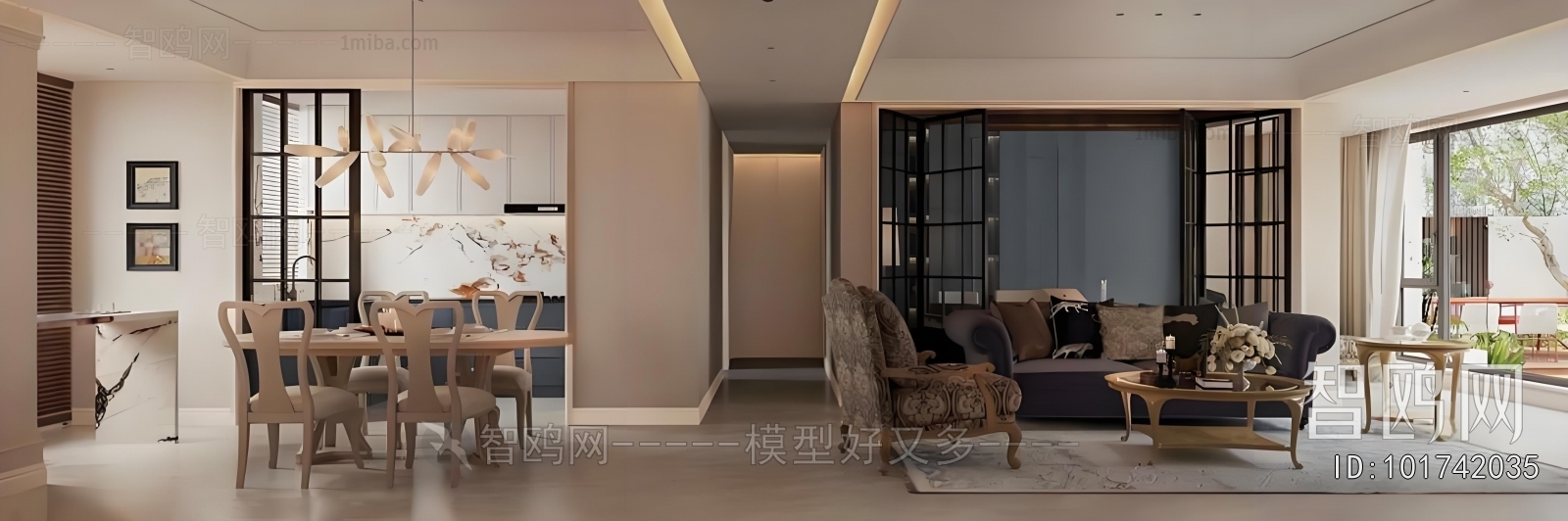 American Style A Living Room