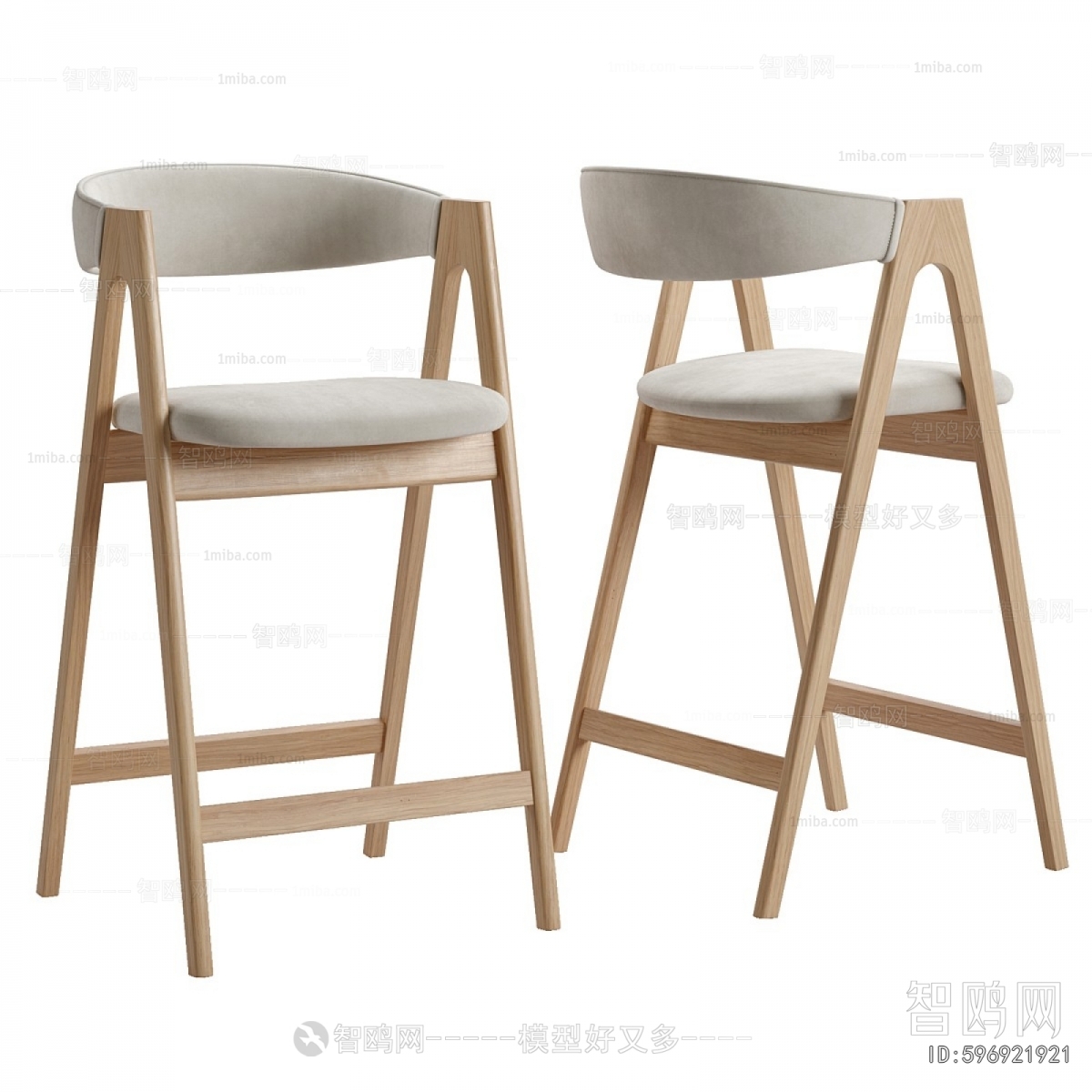 Nordic Style Bar Chair