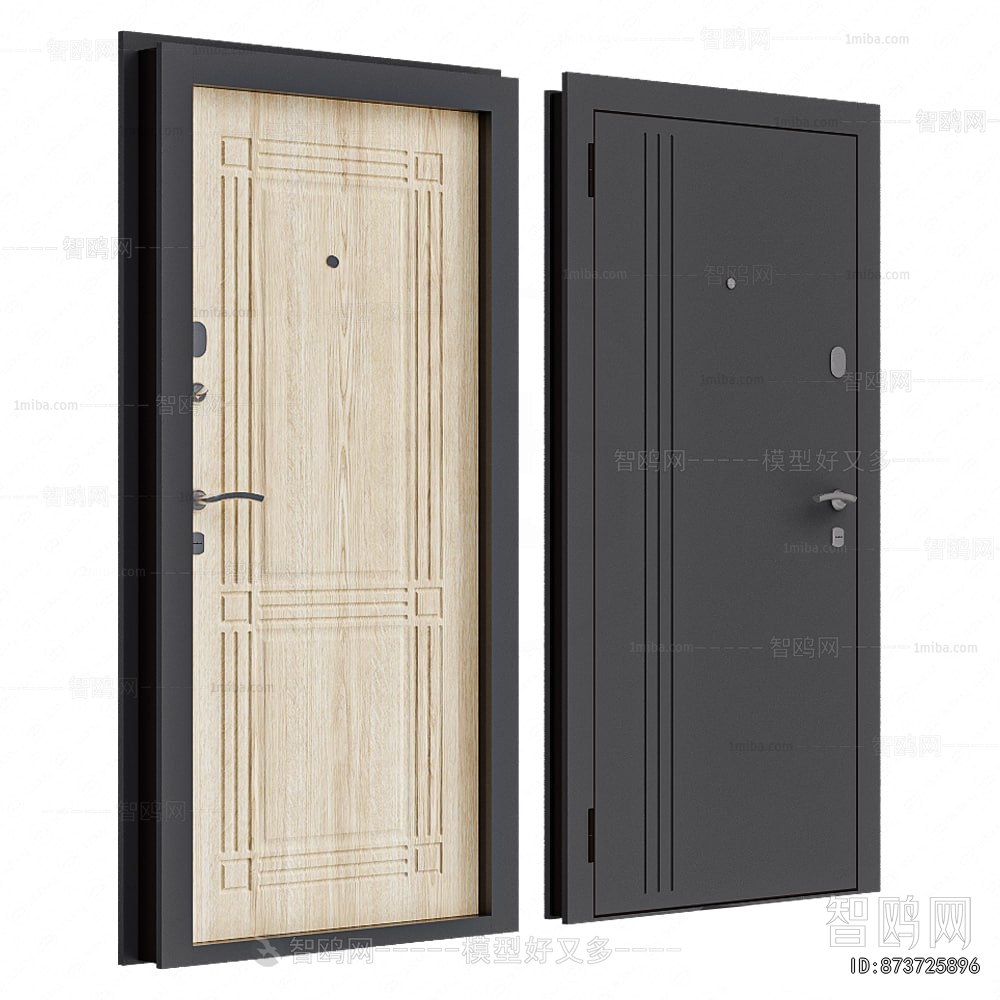 Modern Single Door
