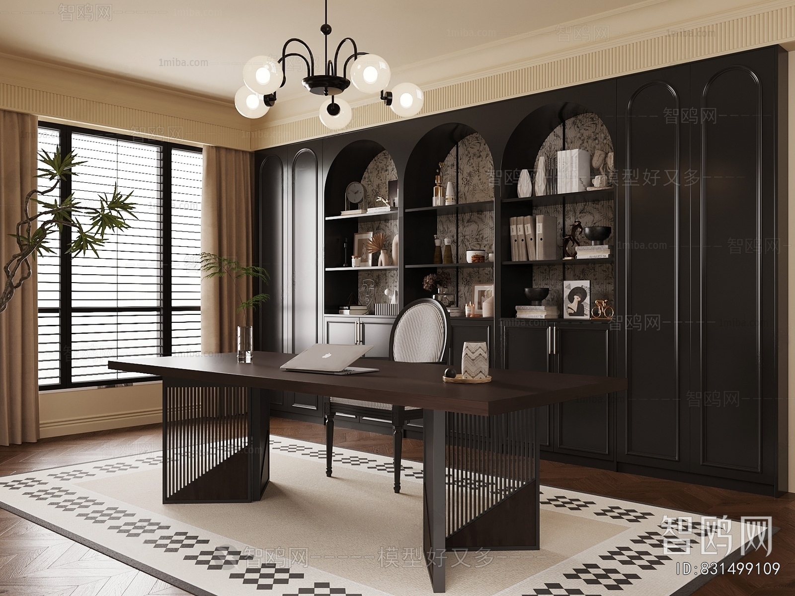 French Style Study Space