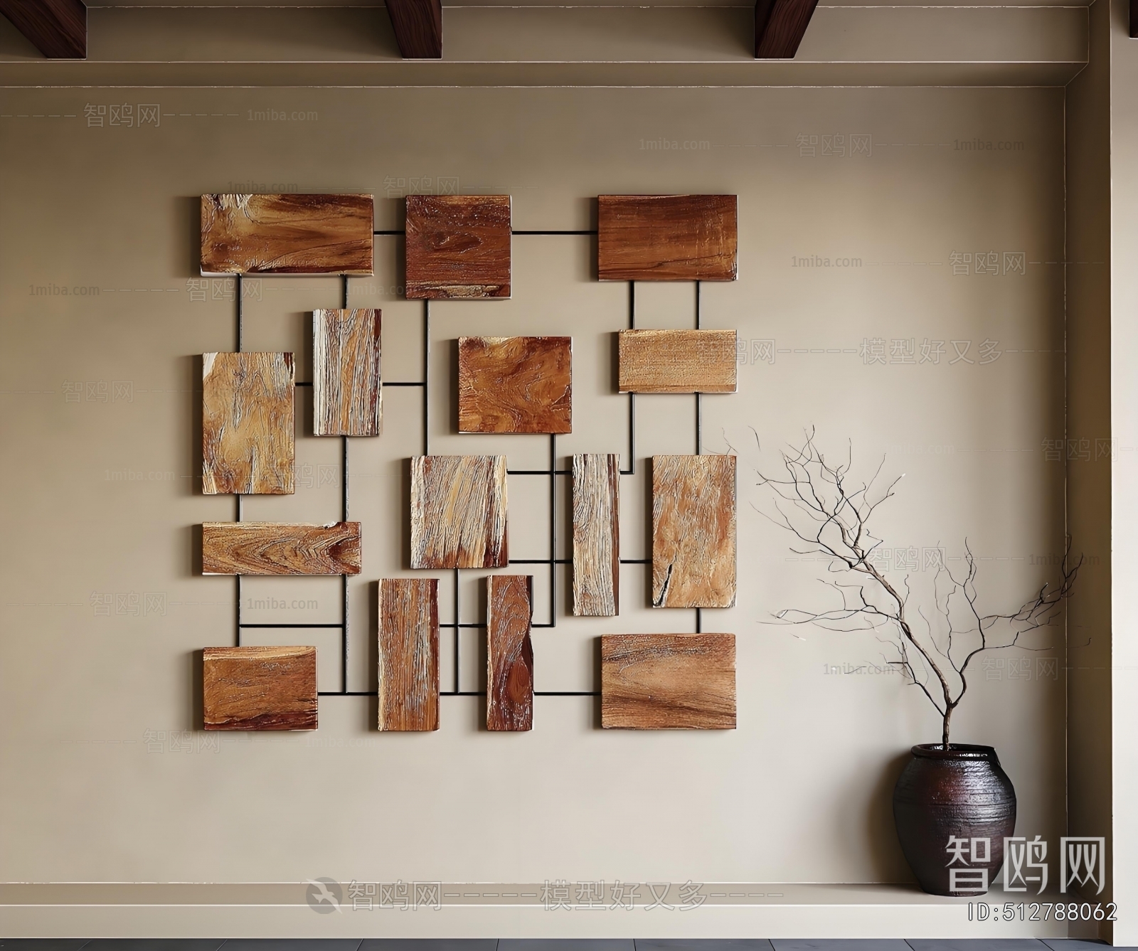 Wabi-sabi Style Wall Decoration