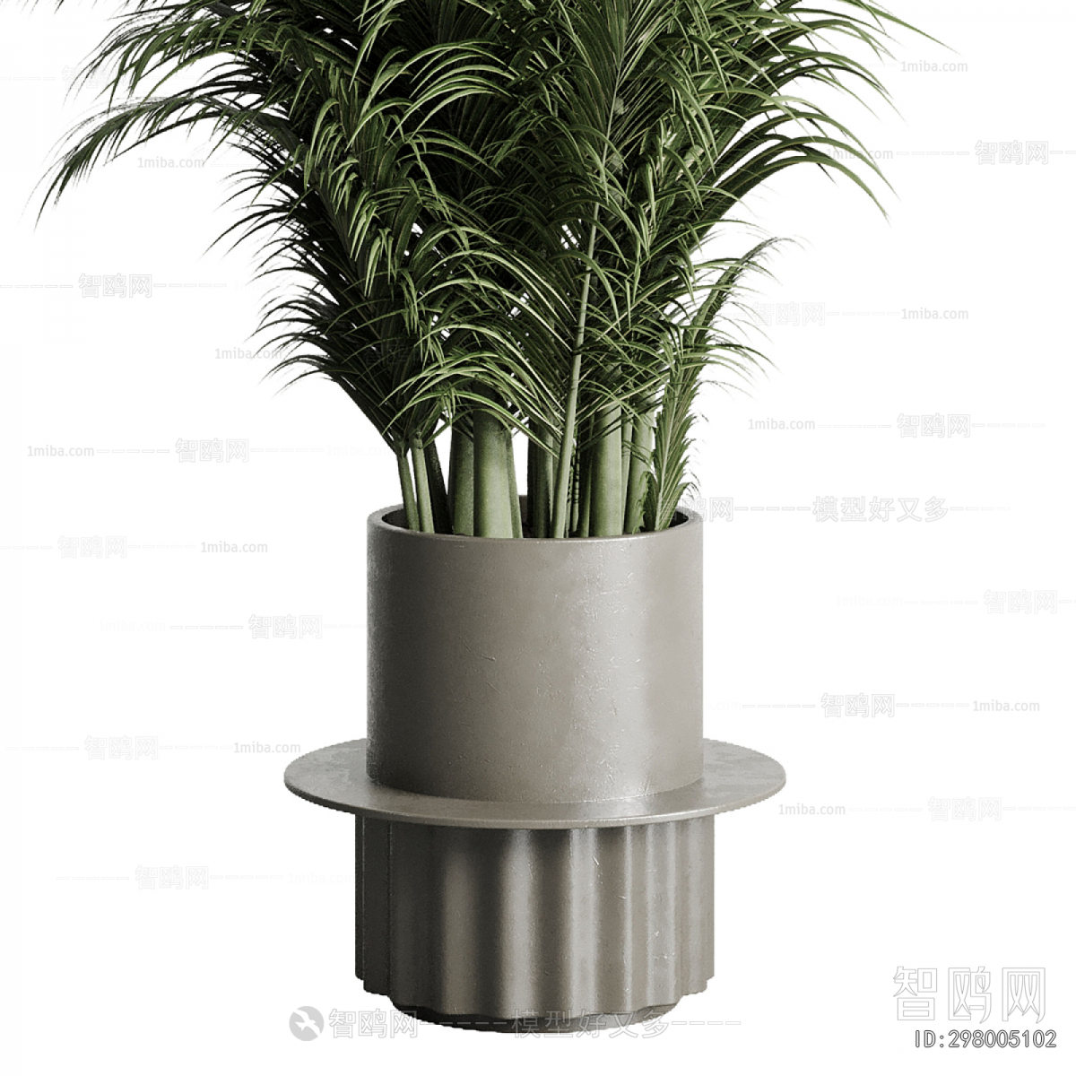 Modern Ground Green Plant Potted Plants