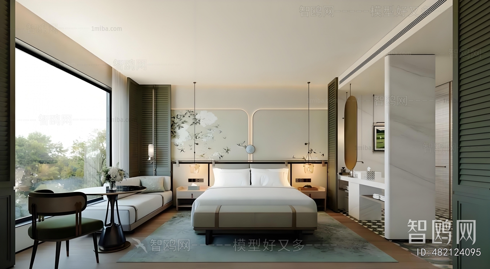 New Chinese Style Guest Room