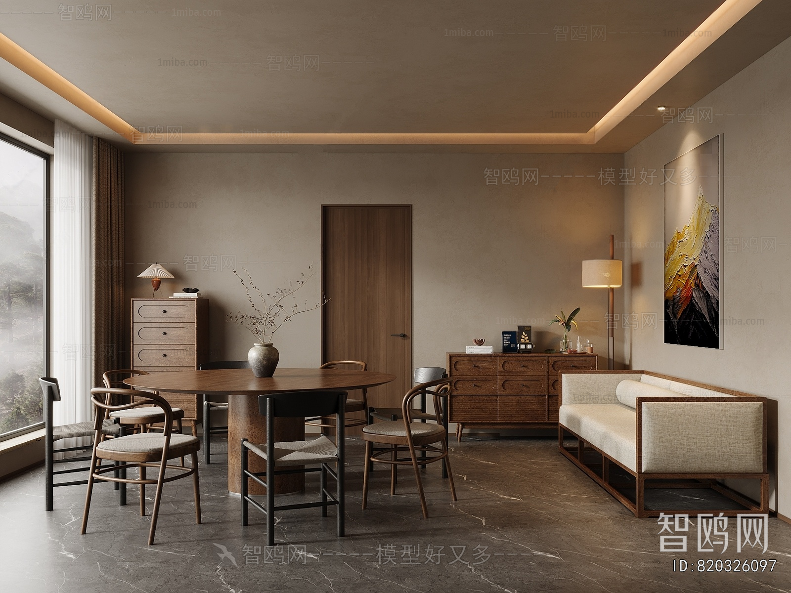 Wabi-sabi Style Restaurant Box