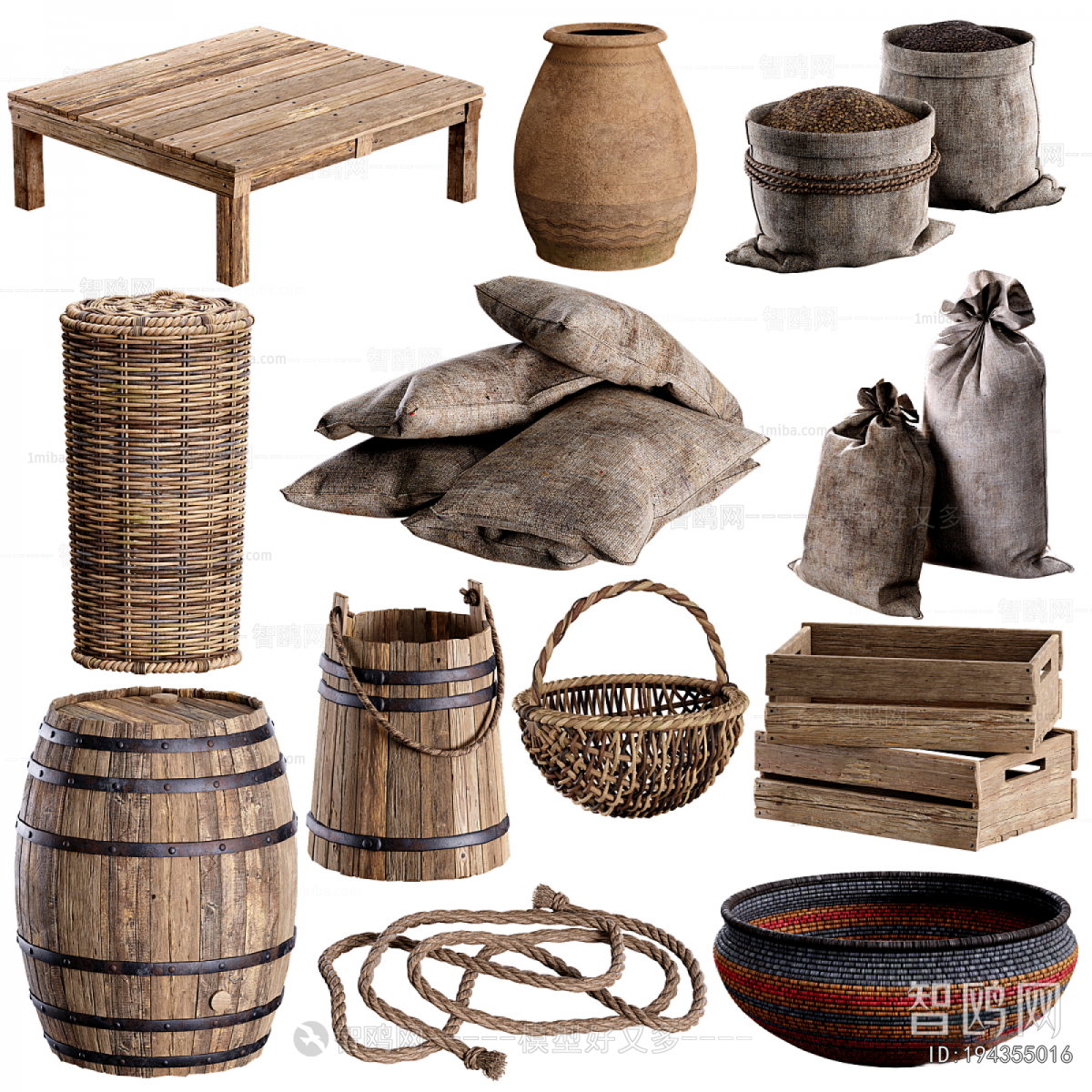 Wabi-sabi Style Decorative Set