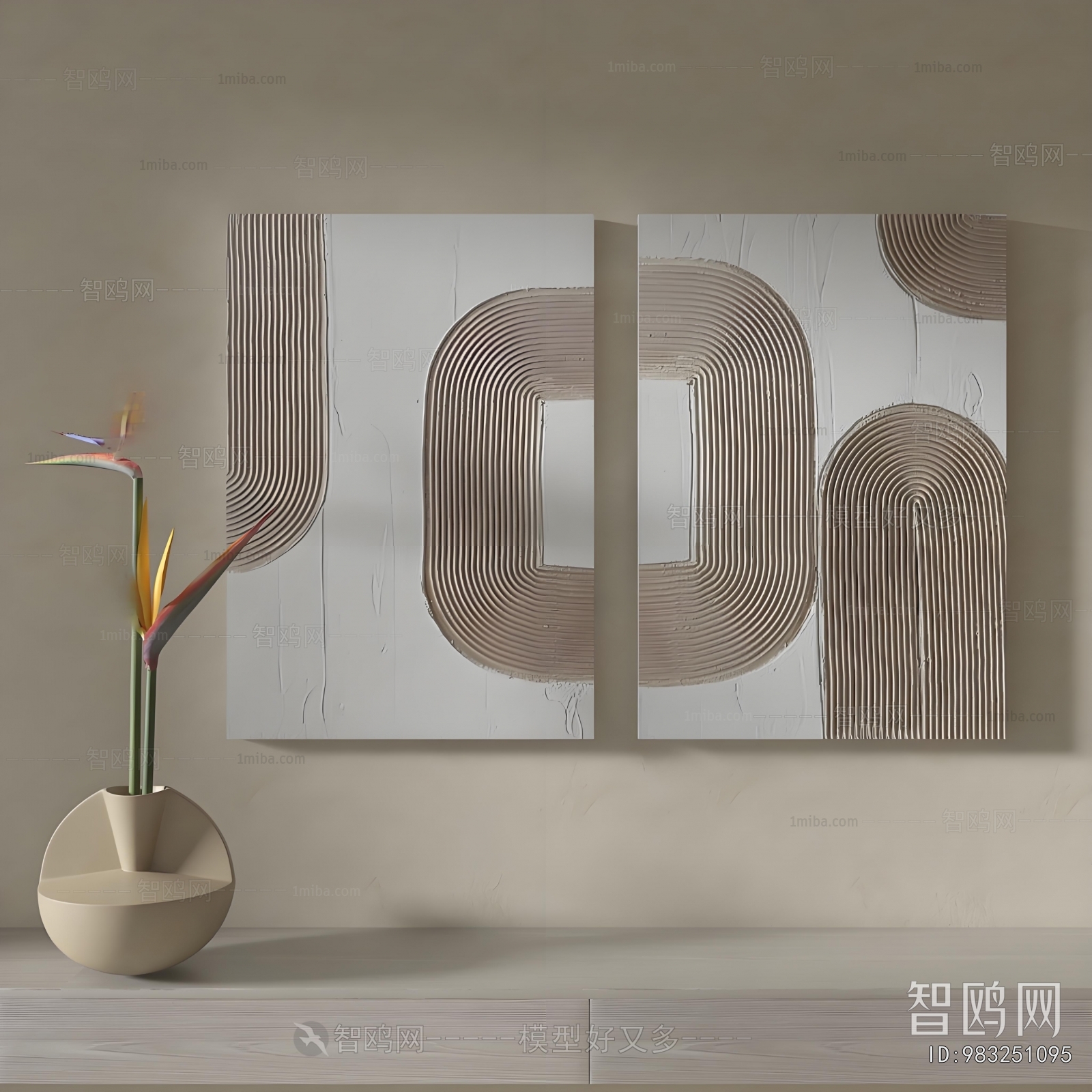 Wabi-sabi Style Painting