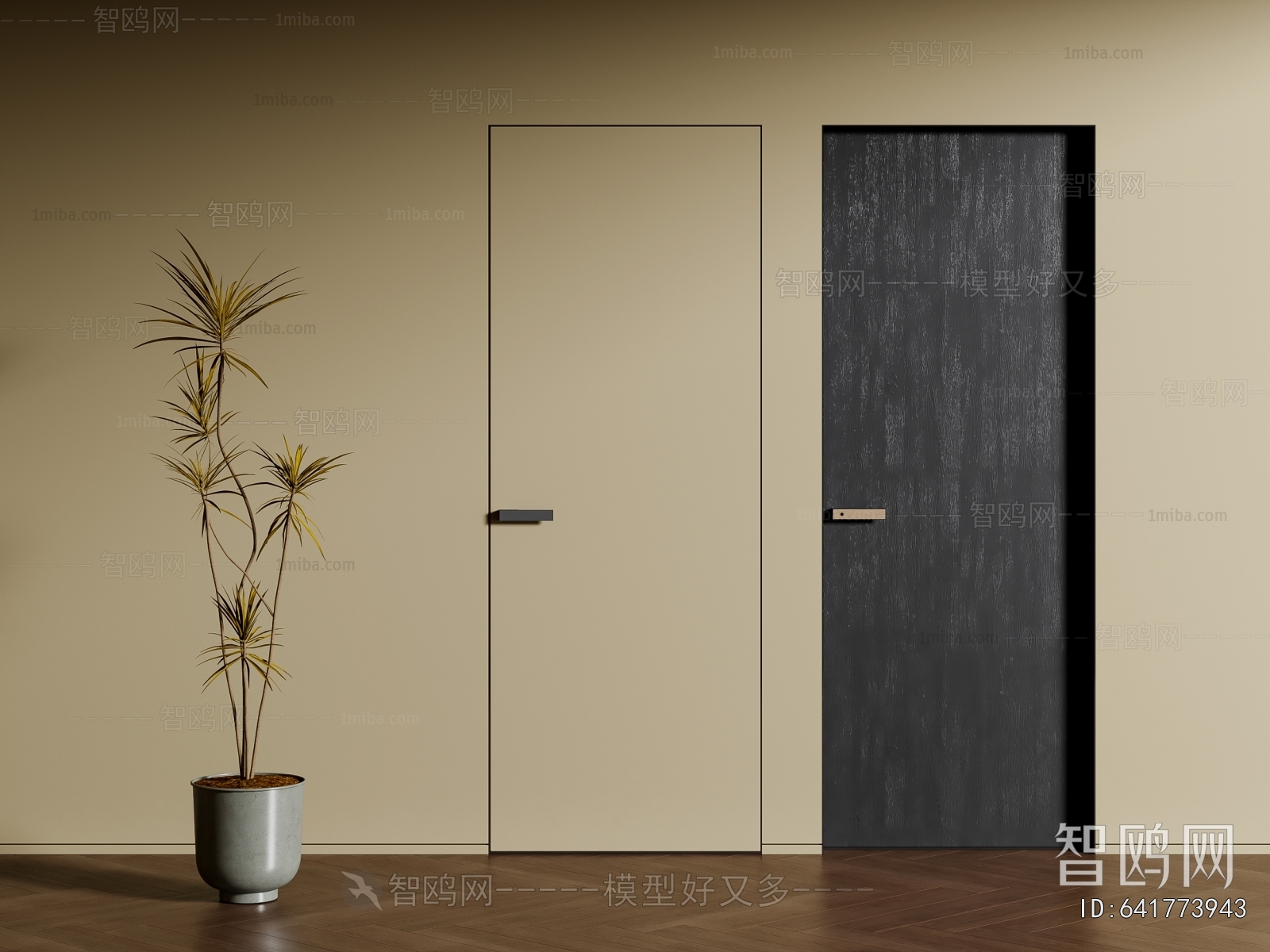 Modern Single Door