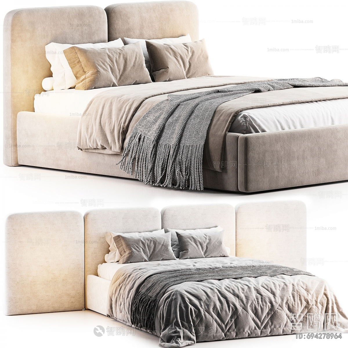 Modern Double Bed