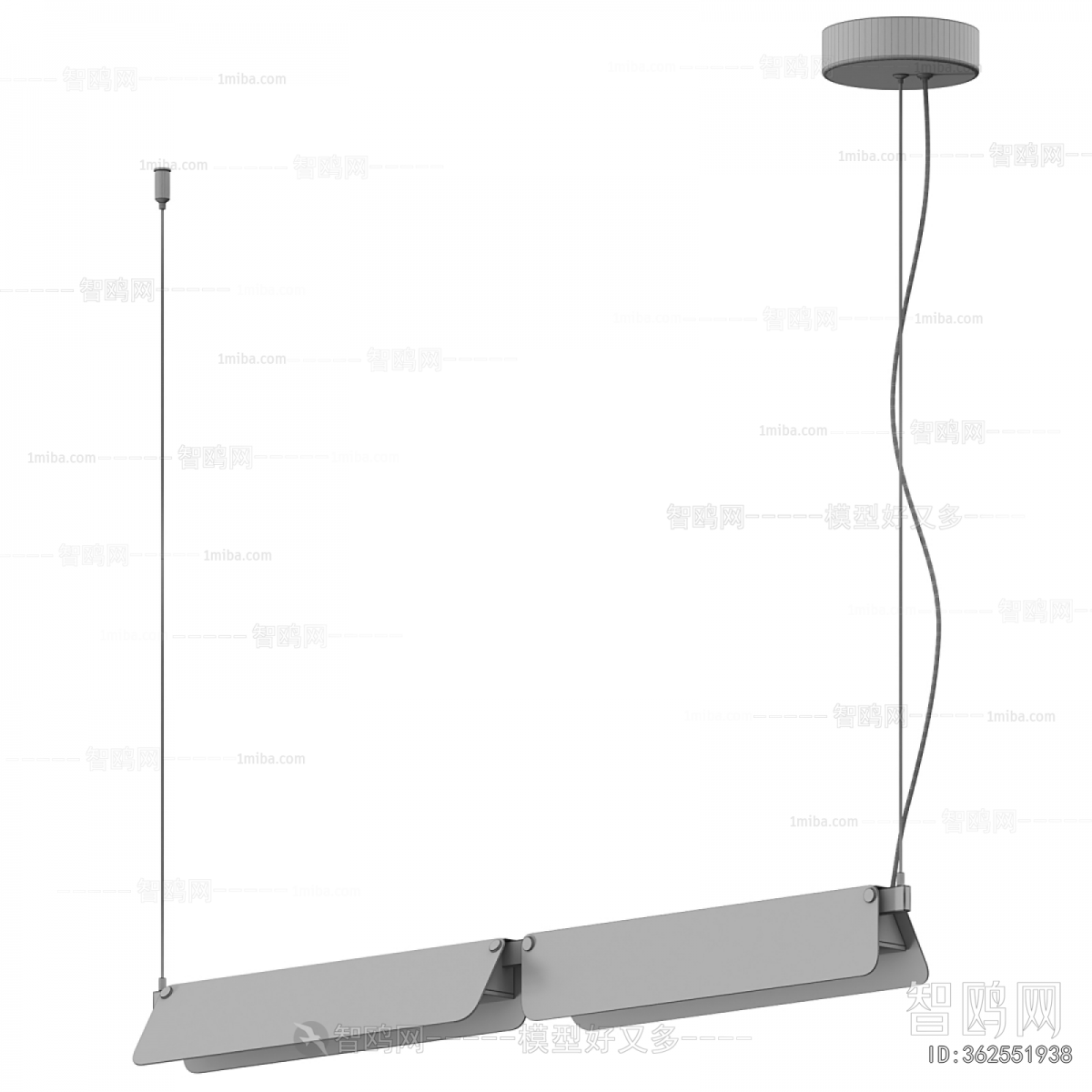 Modern Long Chandelier