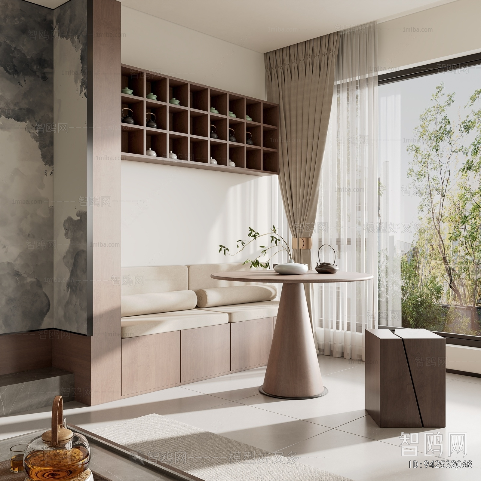 New Chinese Style Leisure Balcony