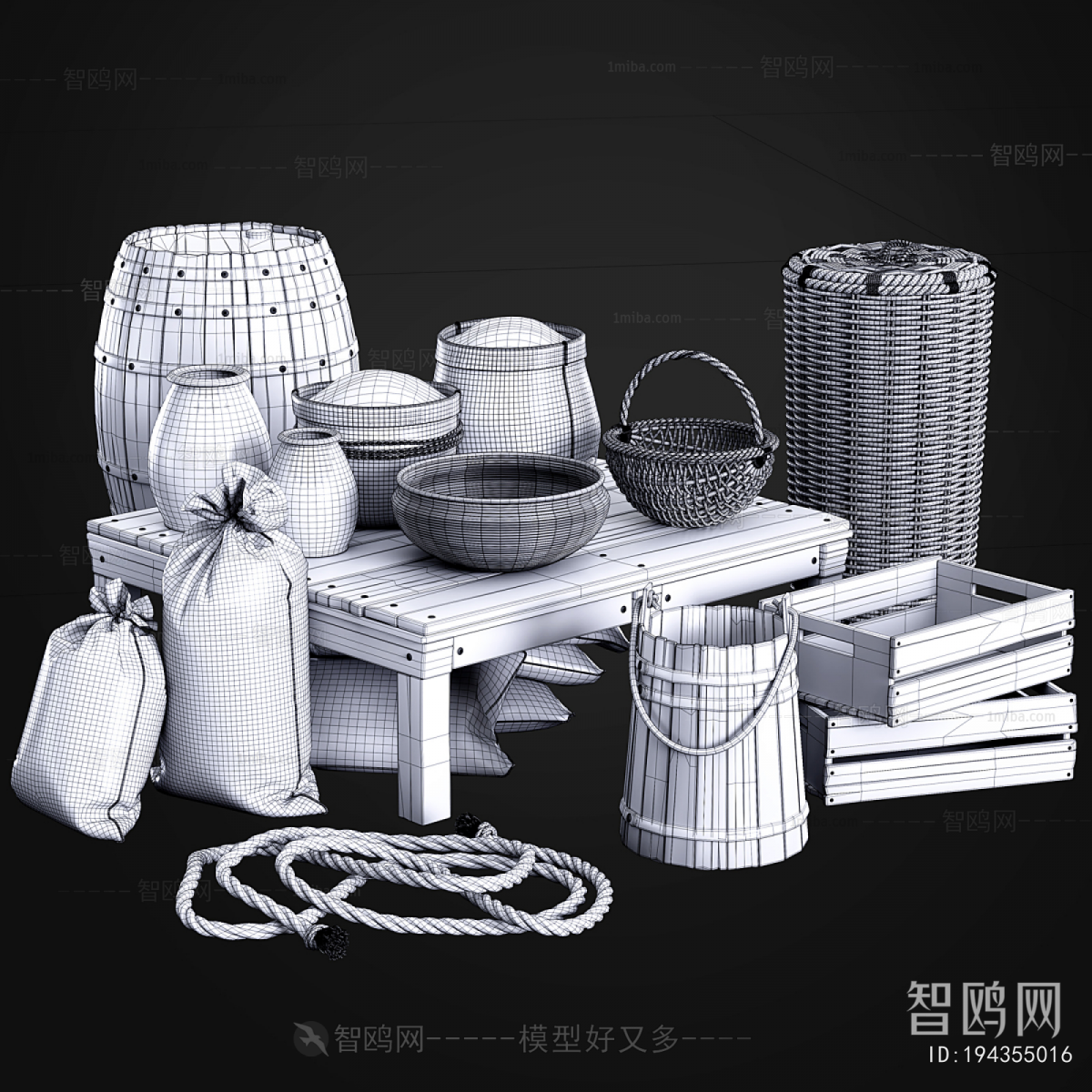 Wabi-sabi Style Decorative Set