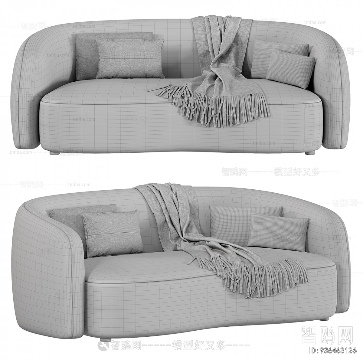 Modern Curved Sofa