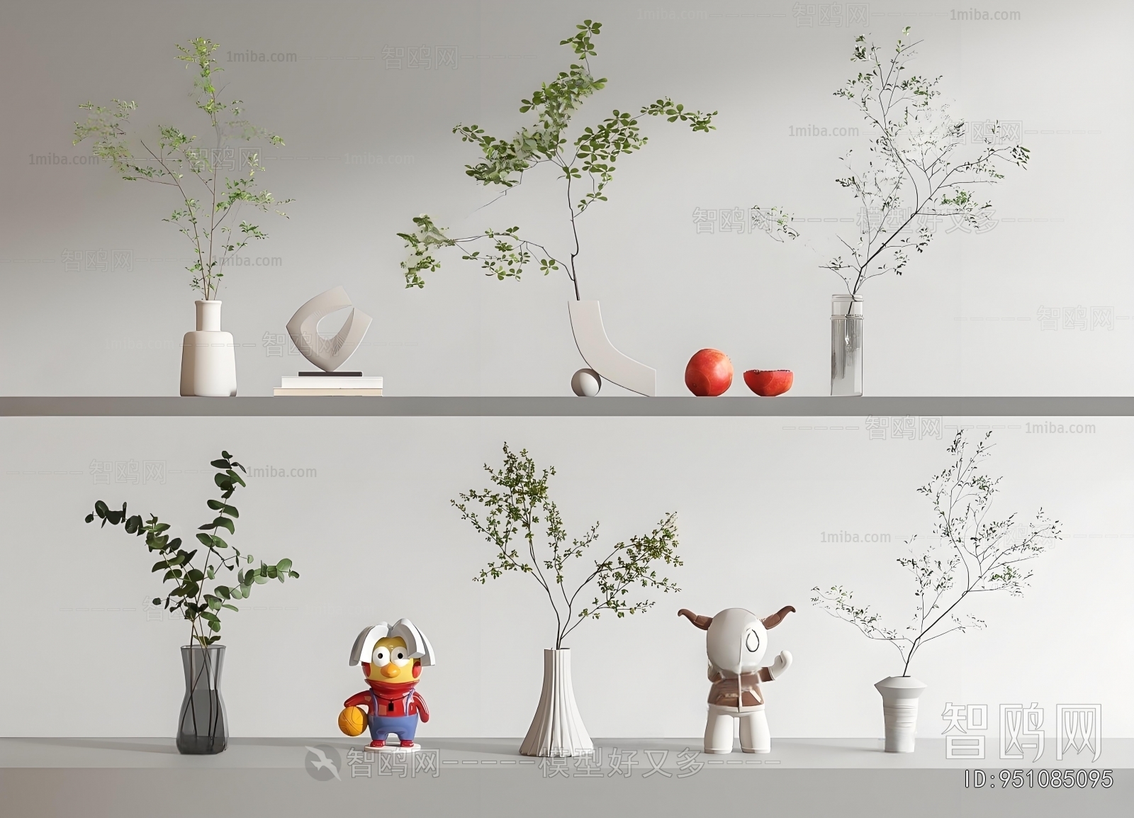 Modern Aquatic Green Plant