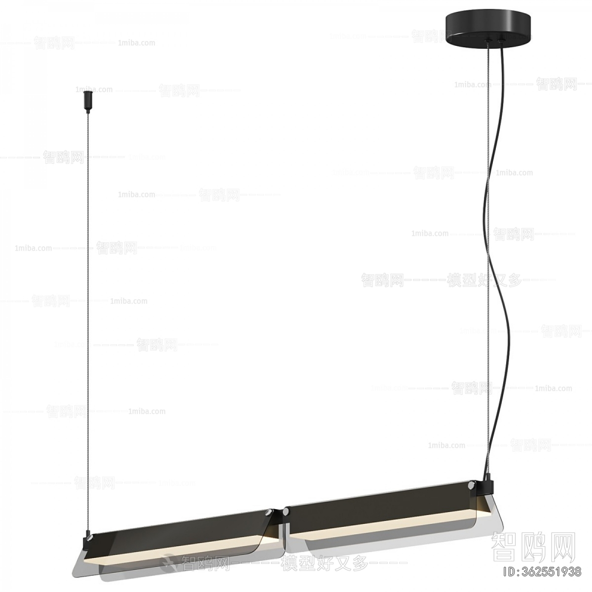 Modern Long Chandelier