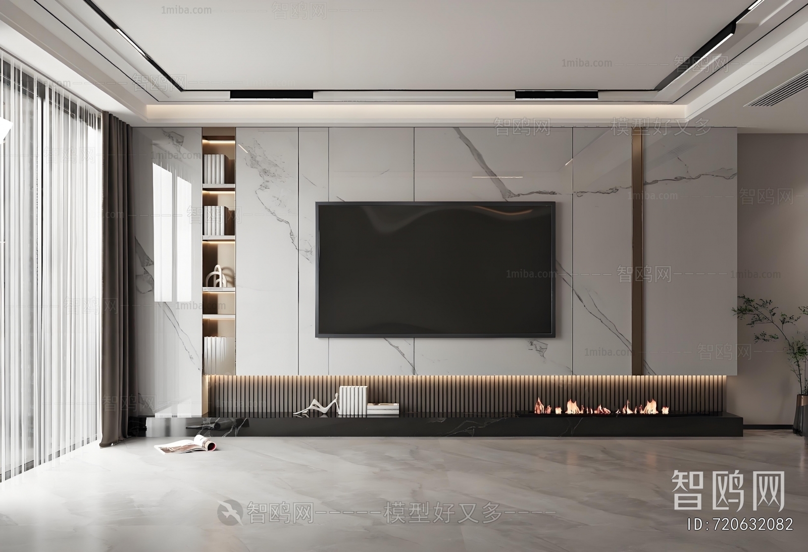 Modern TV Wall