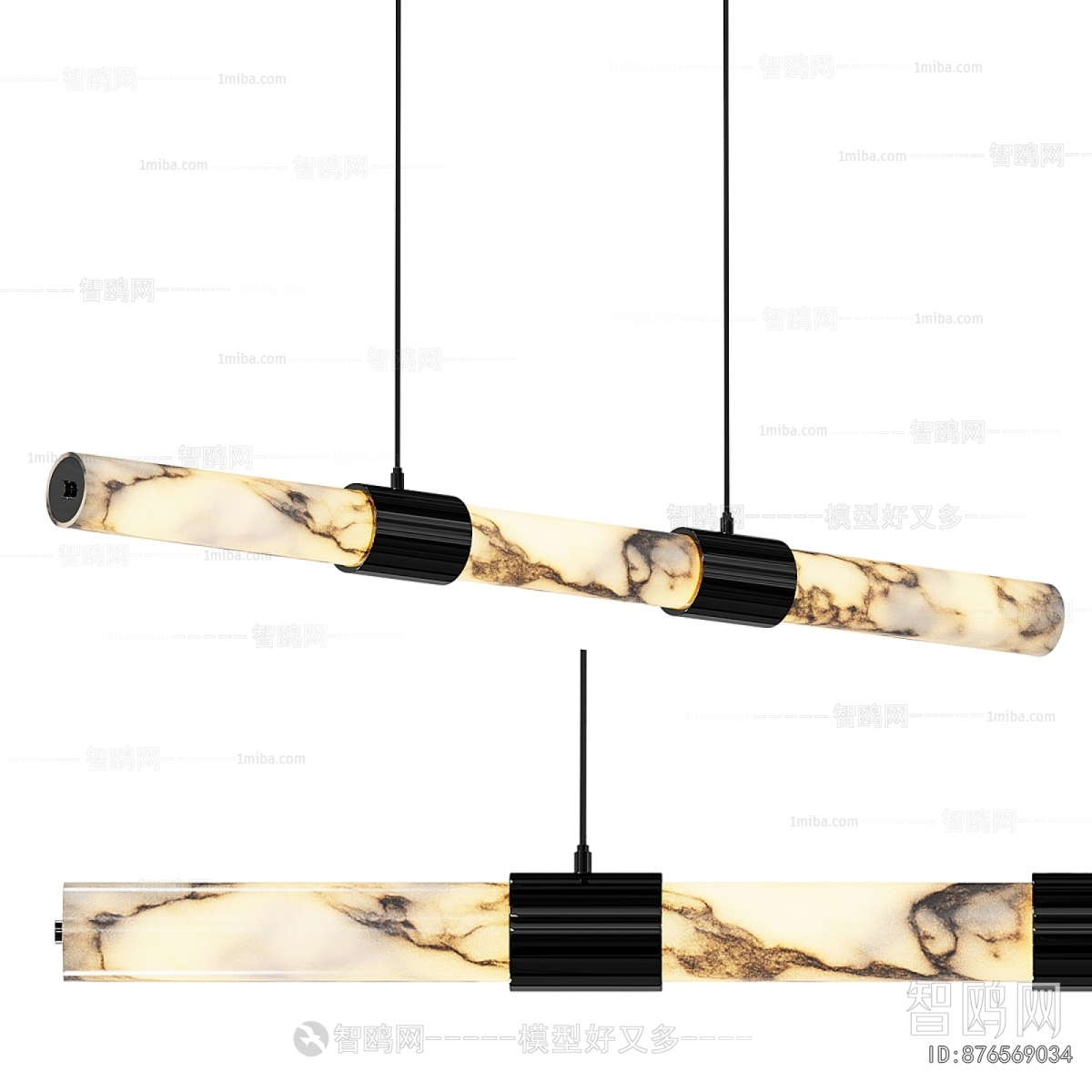 Modern Long Chandelier