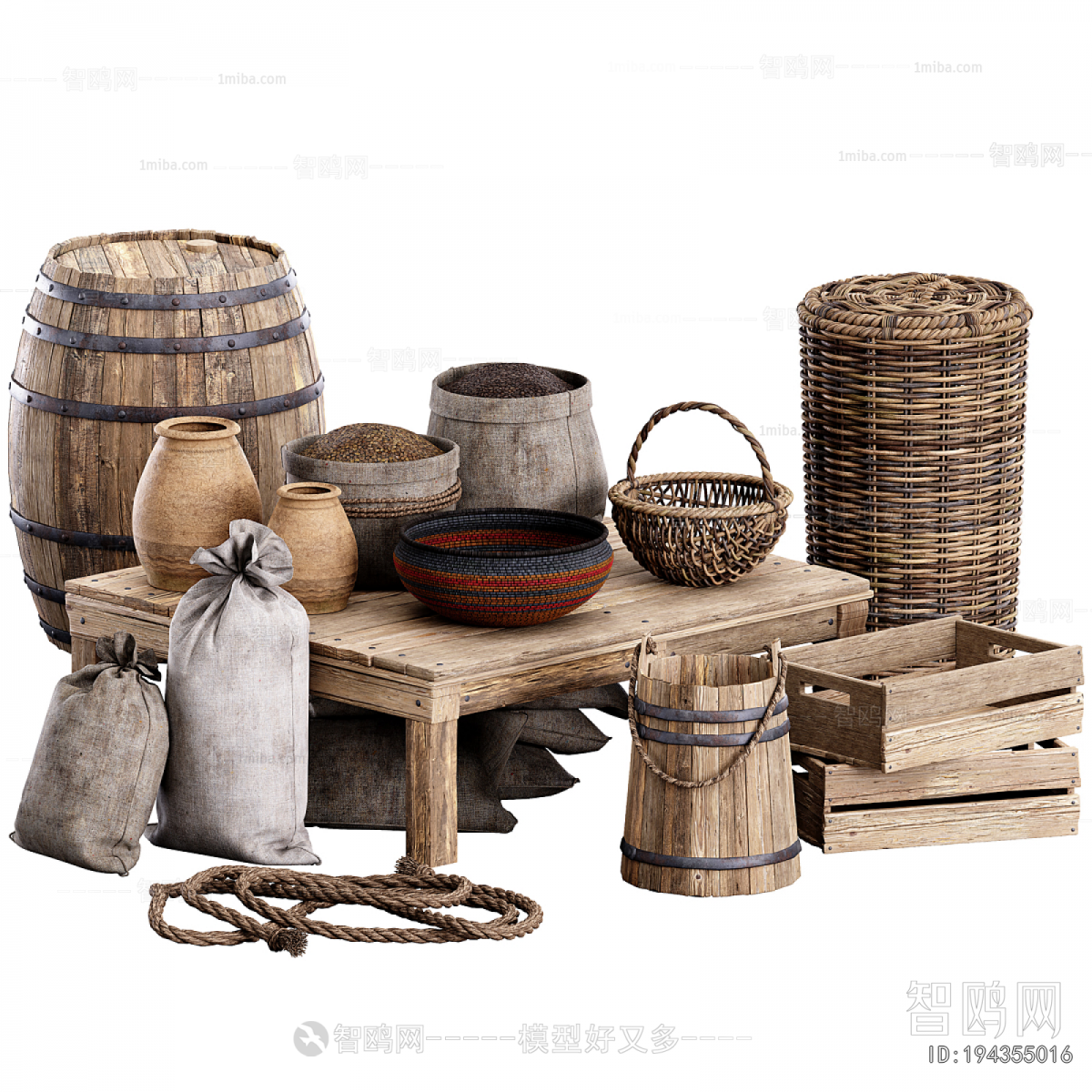 Wabi-sabi Style Decorative Set