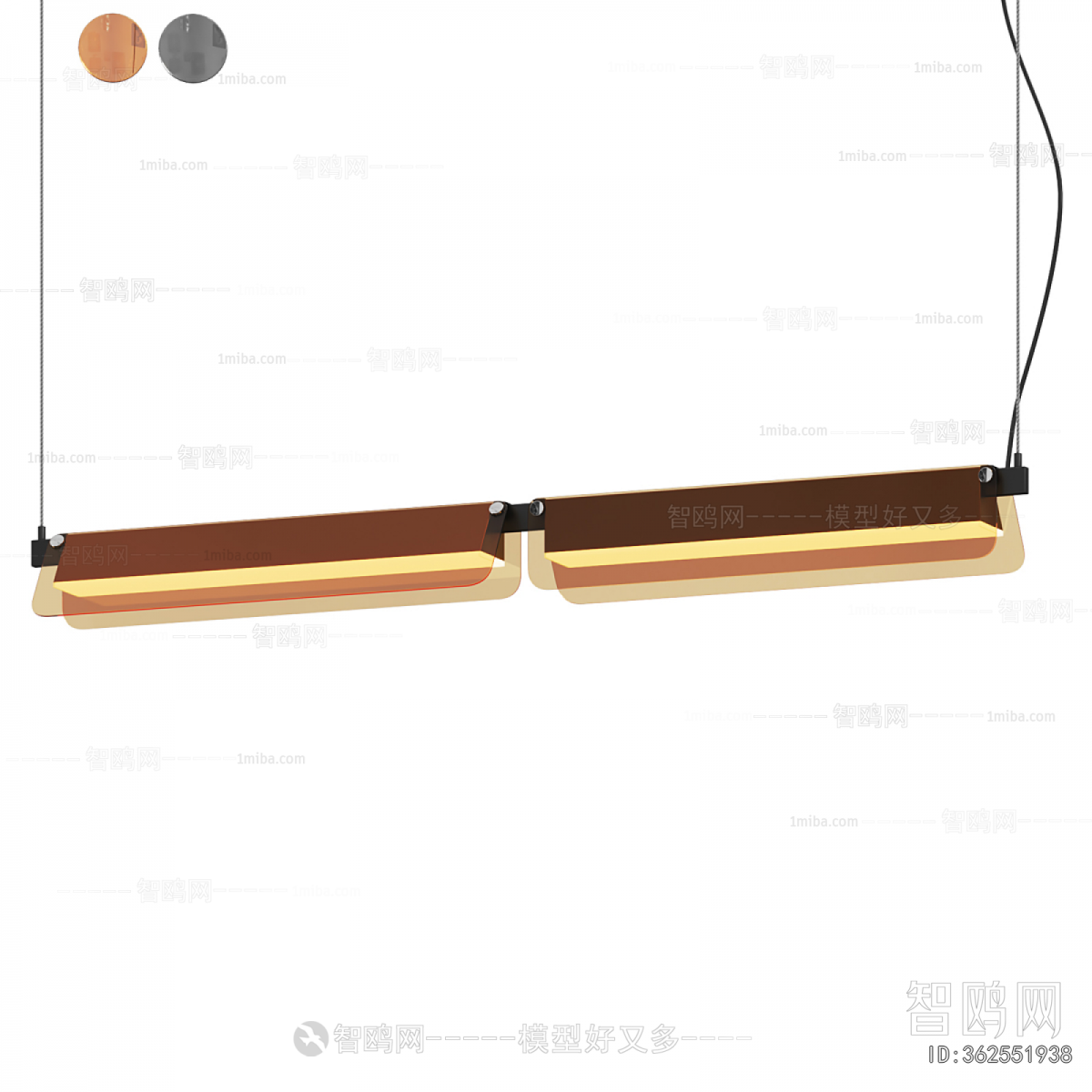 Modern Long Chandelier