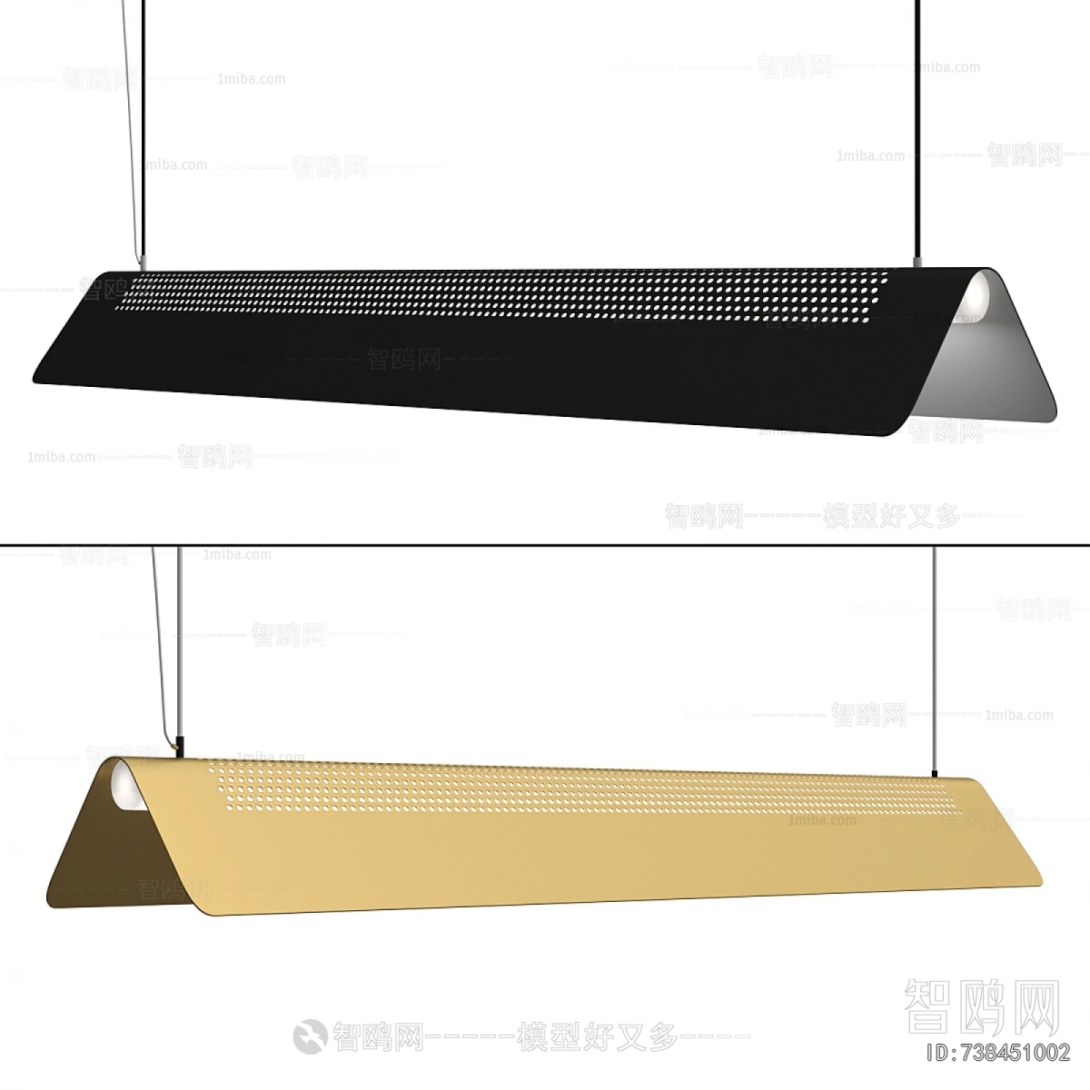 Modern Long Chandelier