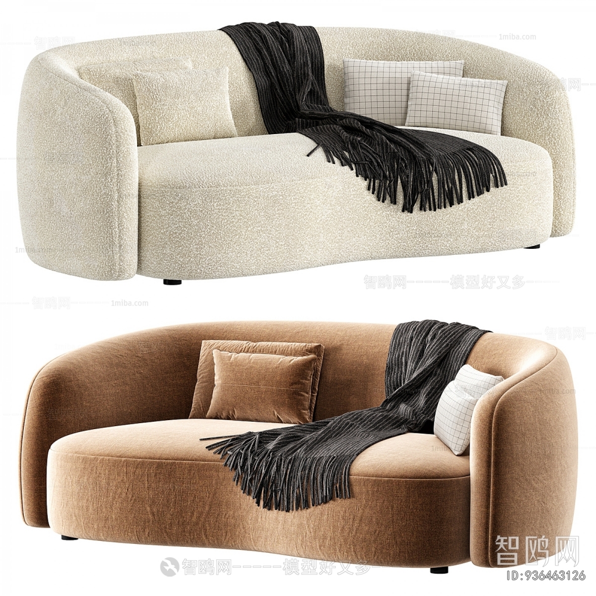 Modern Curved Sofa