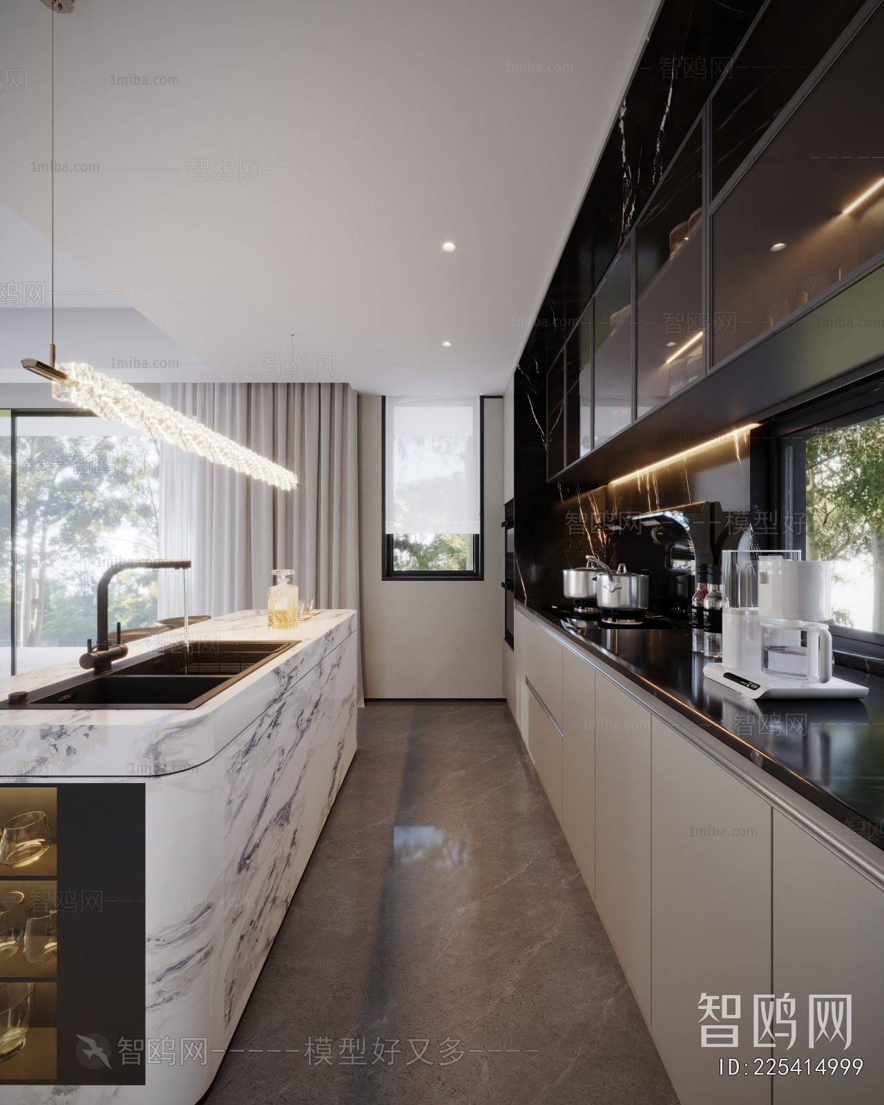Modern Open Kitchen