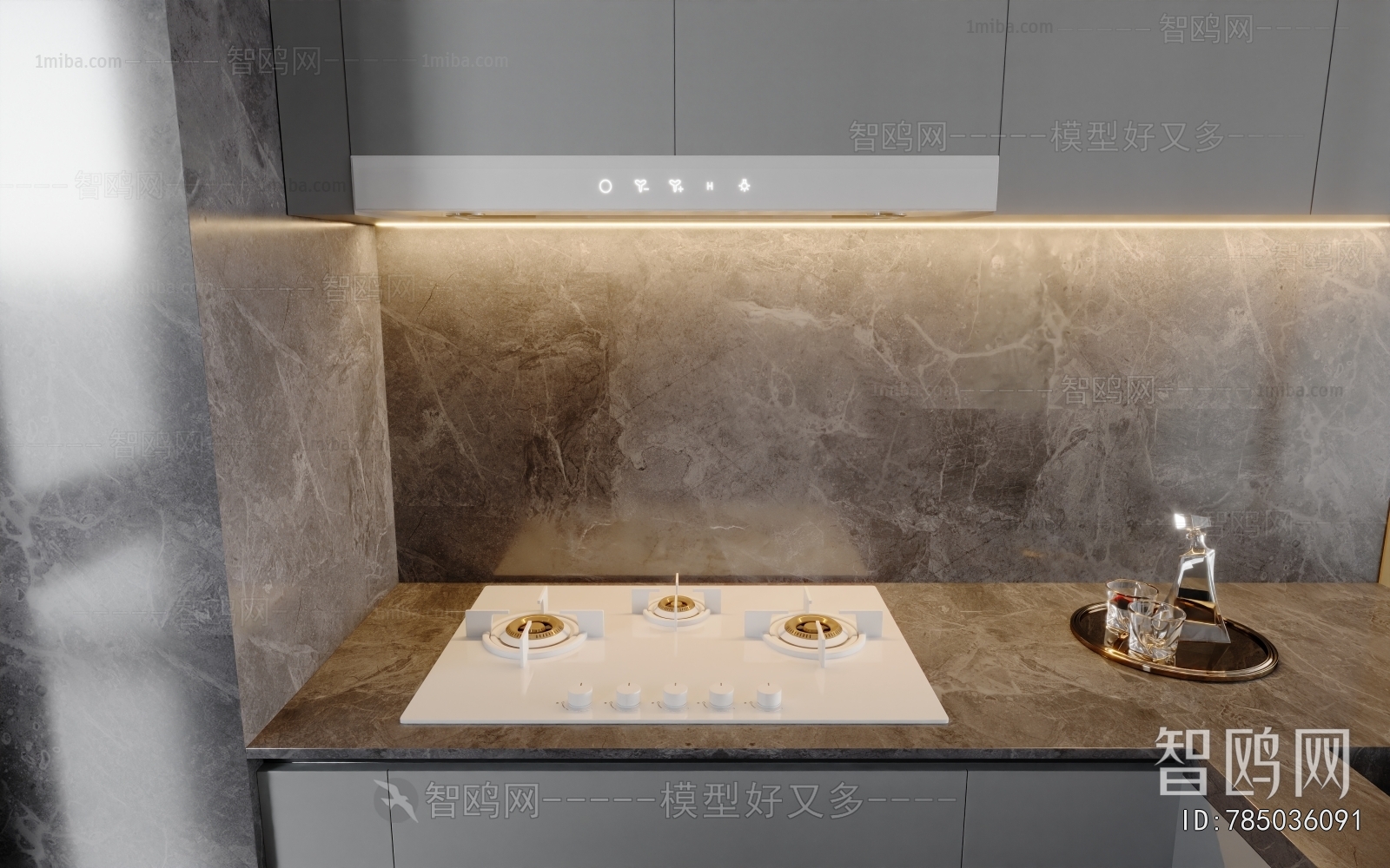 Modern Kitchen Electric Gas Range