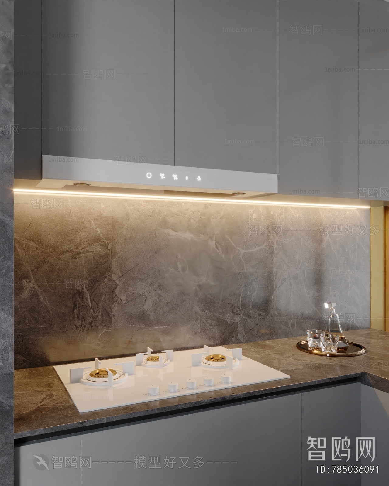 Modern Kitchen Electric Gas Range