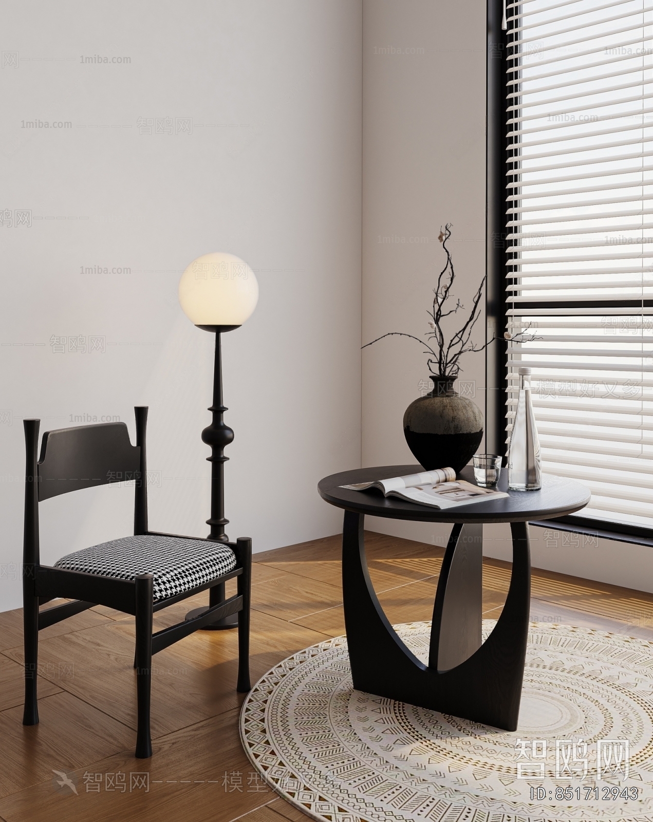 French Style Leisure Table And Chair