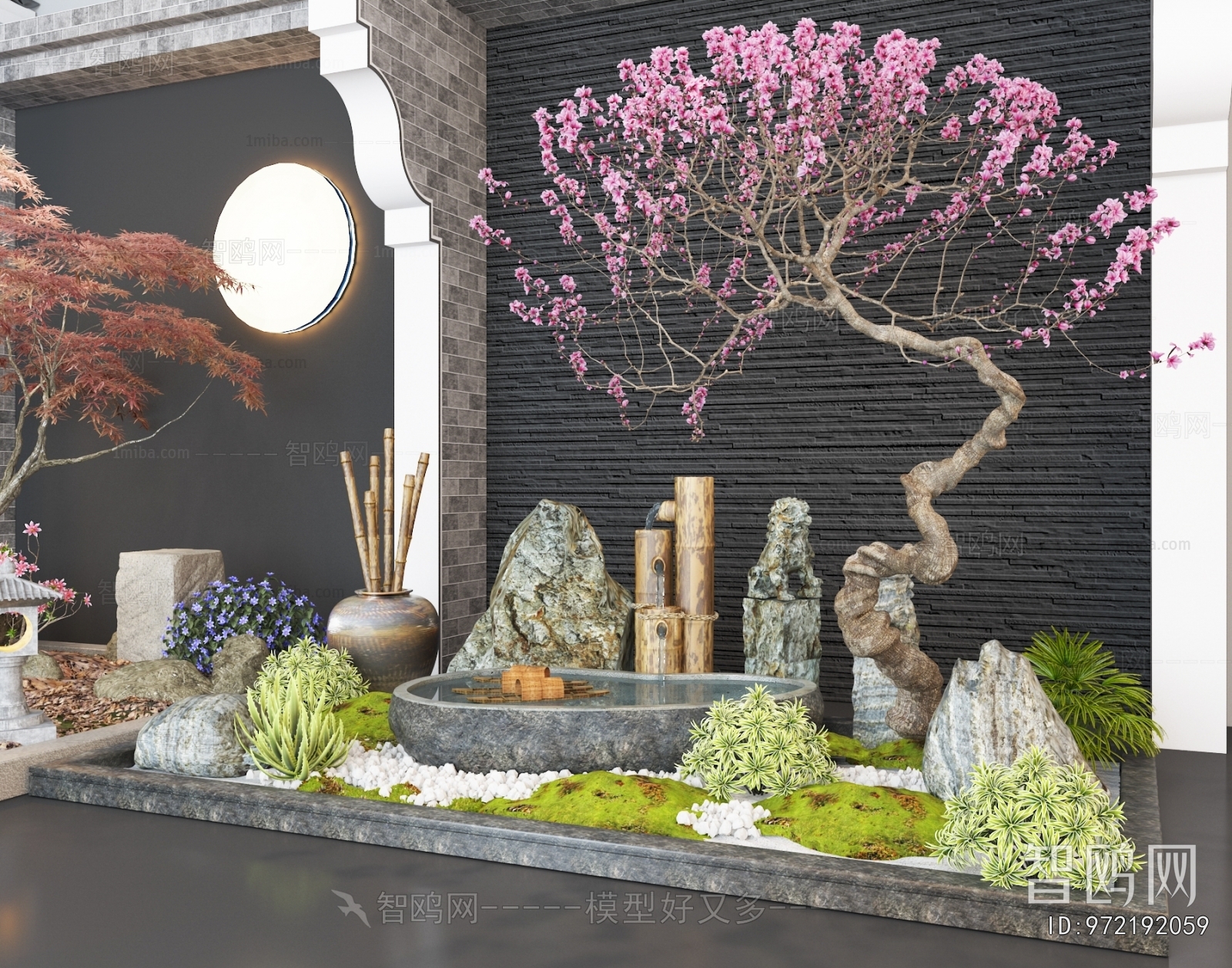 New Chinese Style Plant Landscaping