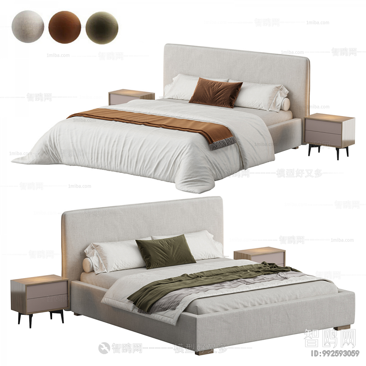 Modern Double Bed