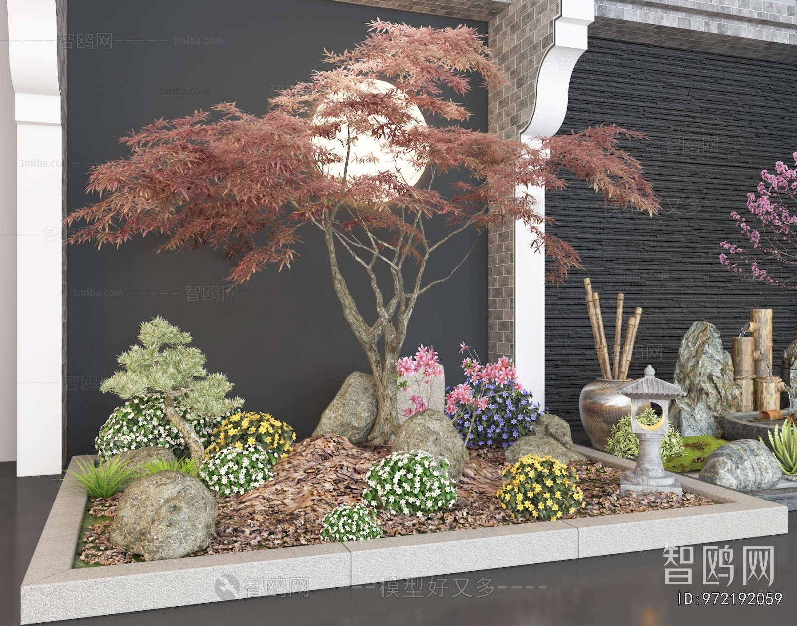 New Chinese Style Plant Landscaping