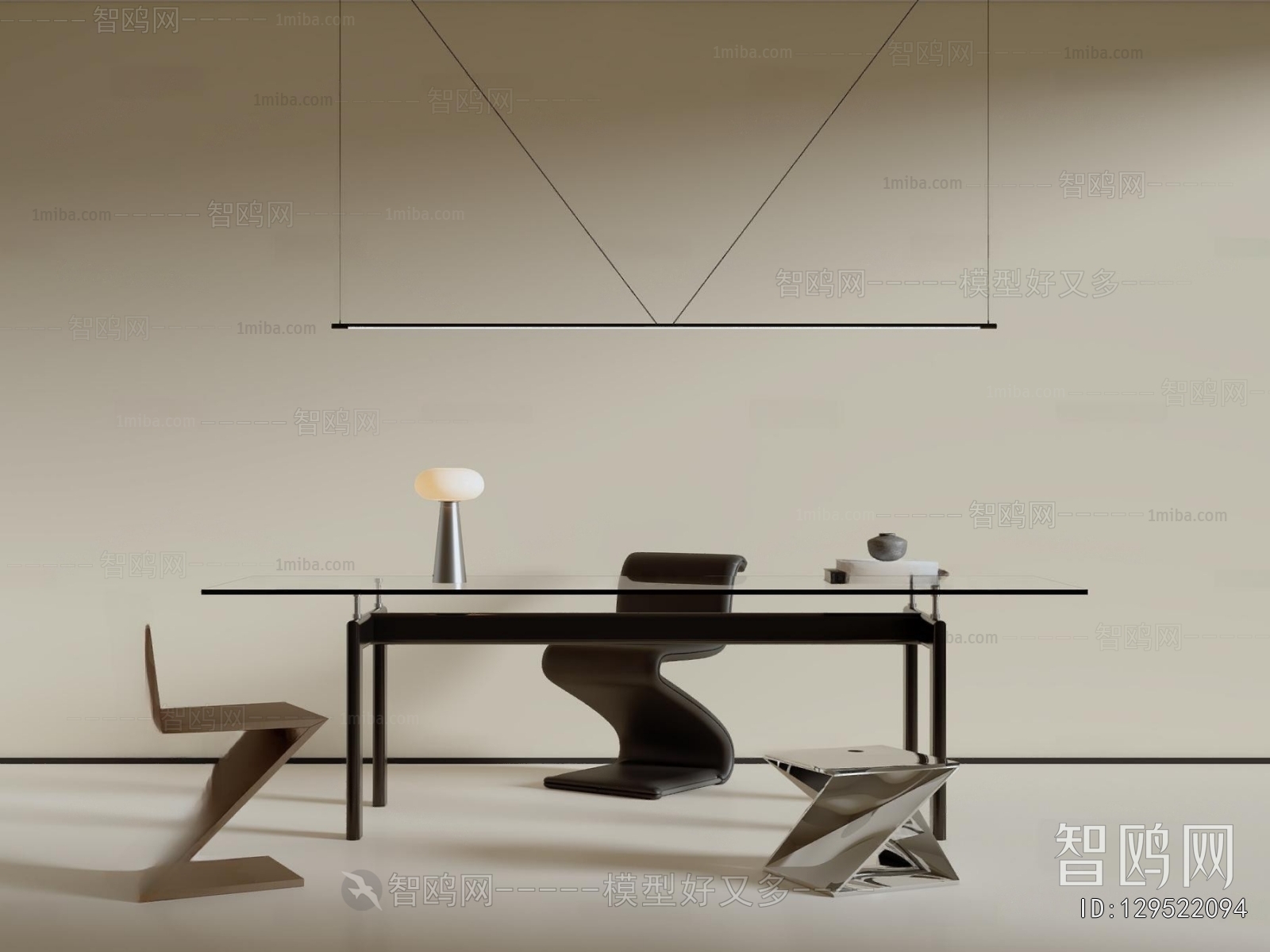 Modern Computer Desk And Chair