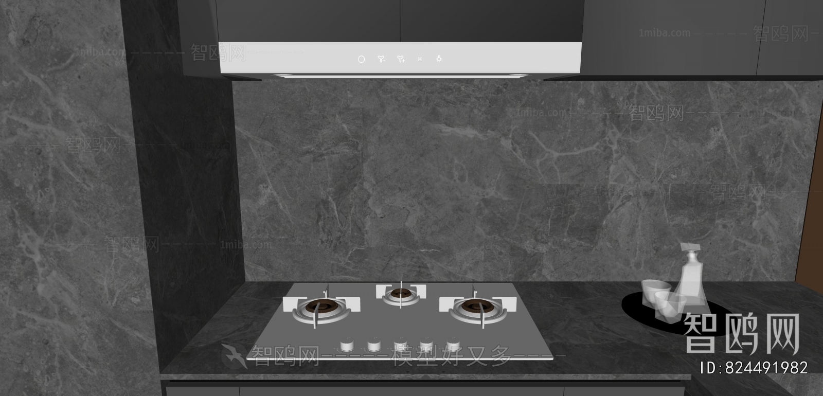 Modern Kitchen Electric Gas Range