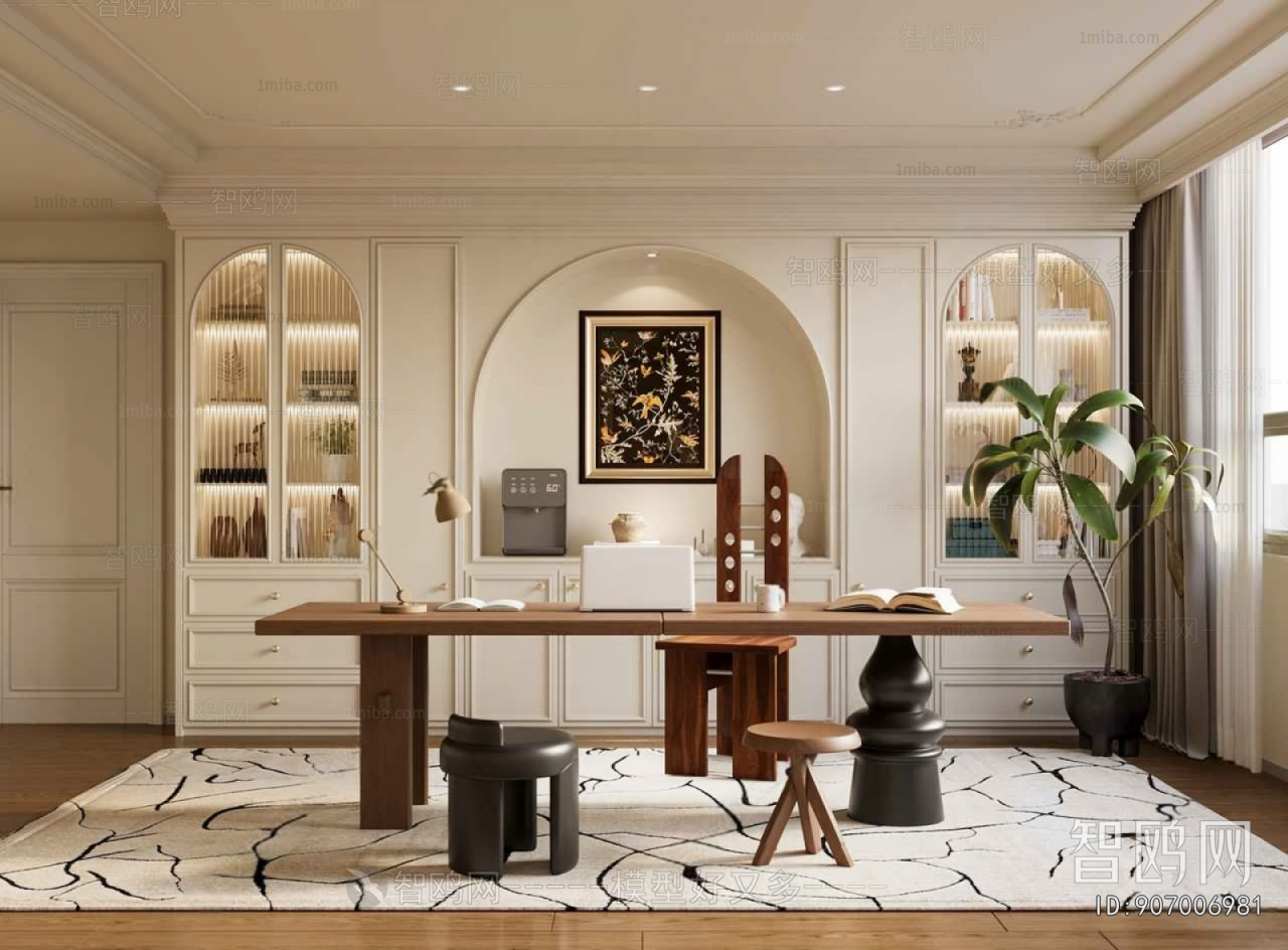 French Style Study Space