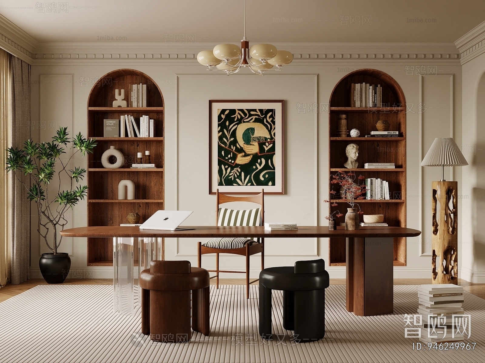 French Style Study Space