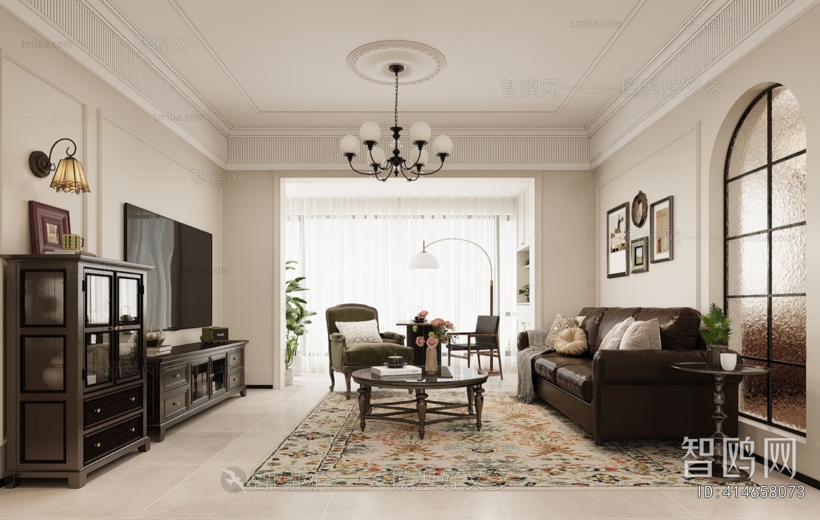 American Style A Living Room