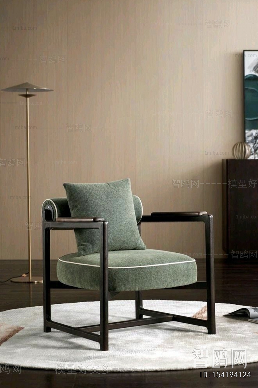 New Chinese Style Lounge Chair