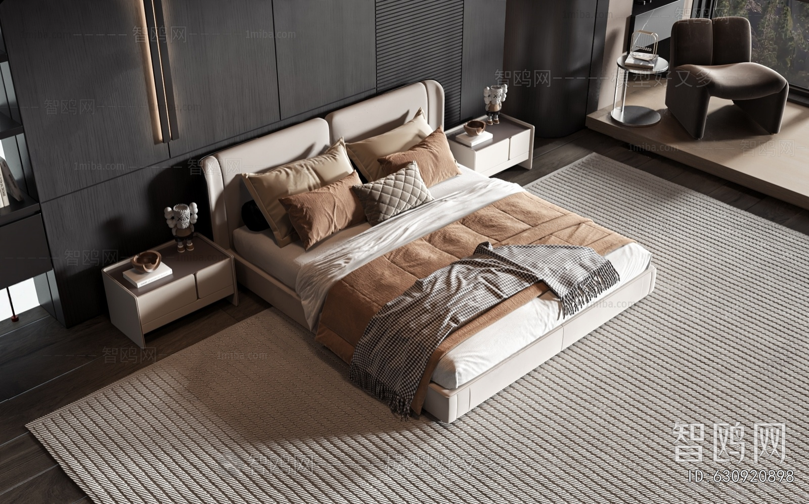 Modern Double Bed