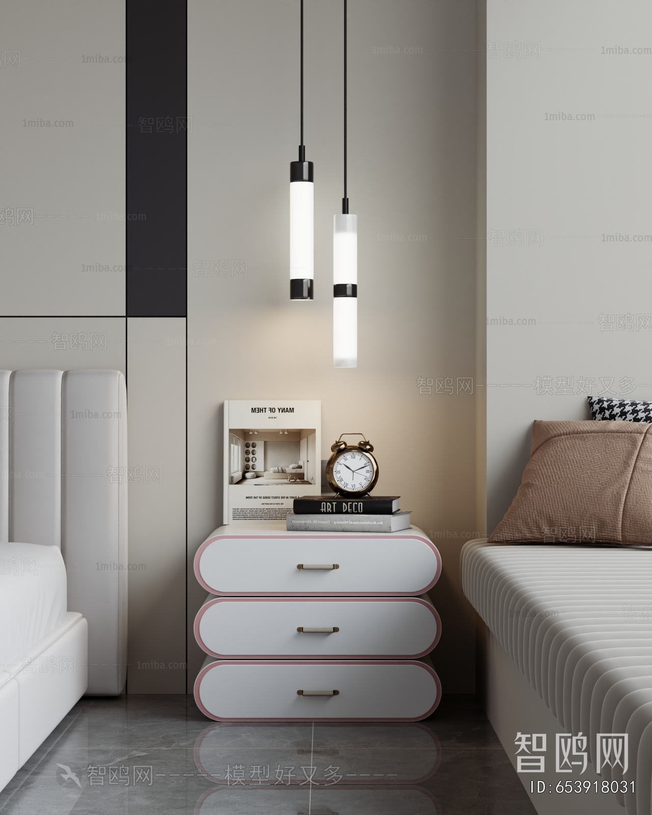 Modern Bedside Cupboard