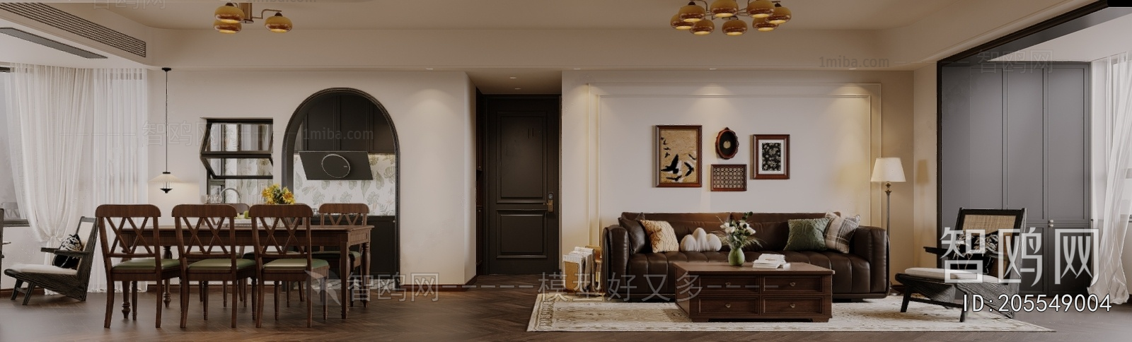 American Style A Living Room