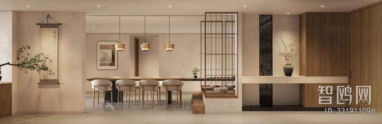New Chinese Style Dining Room