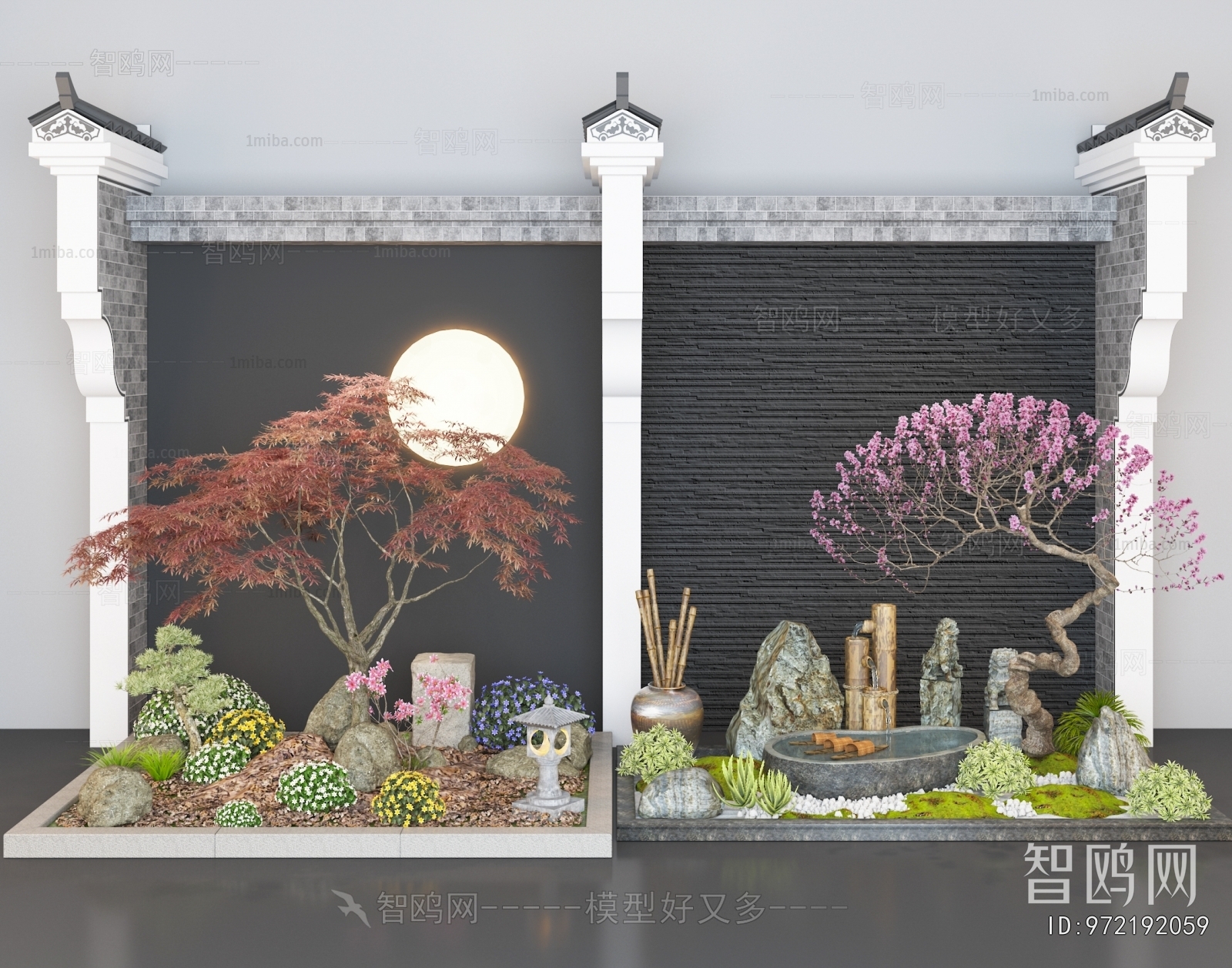 New Chinese Style Plant Landscaping