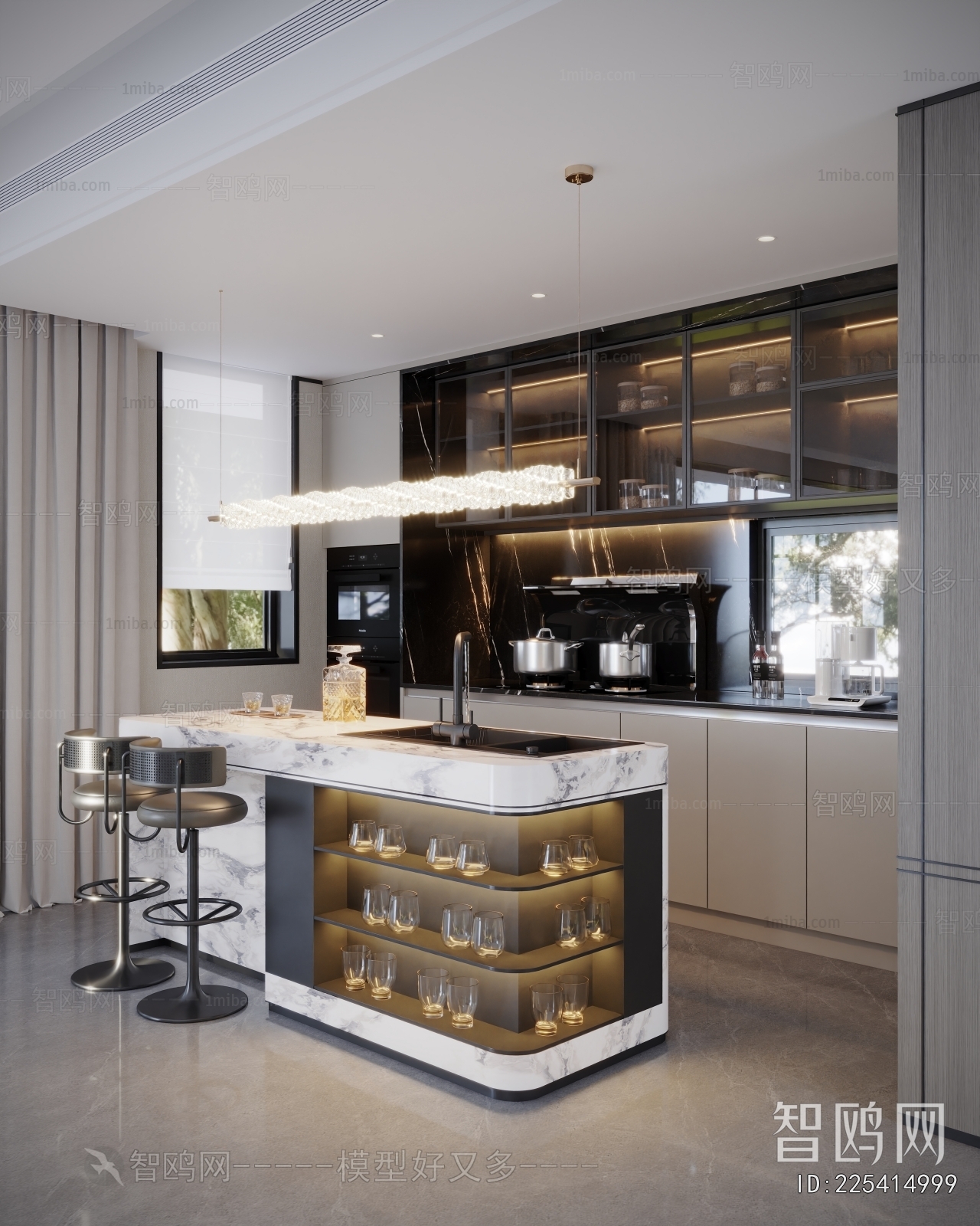 Modern Open Kitchen
